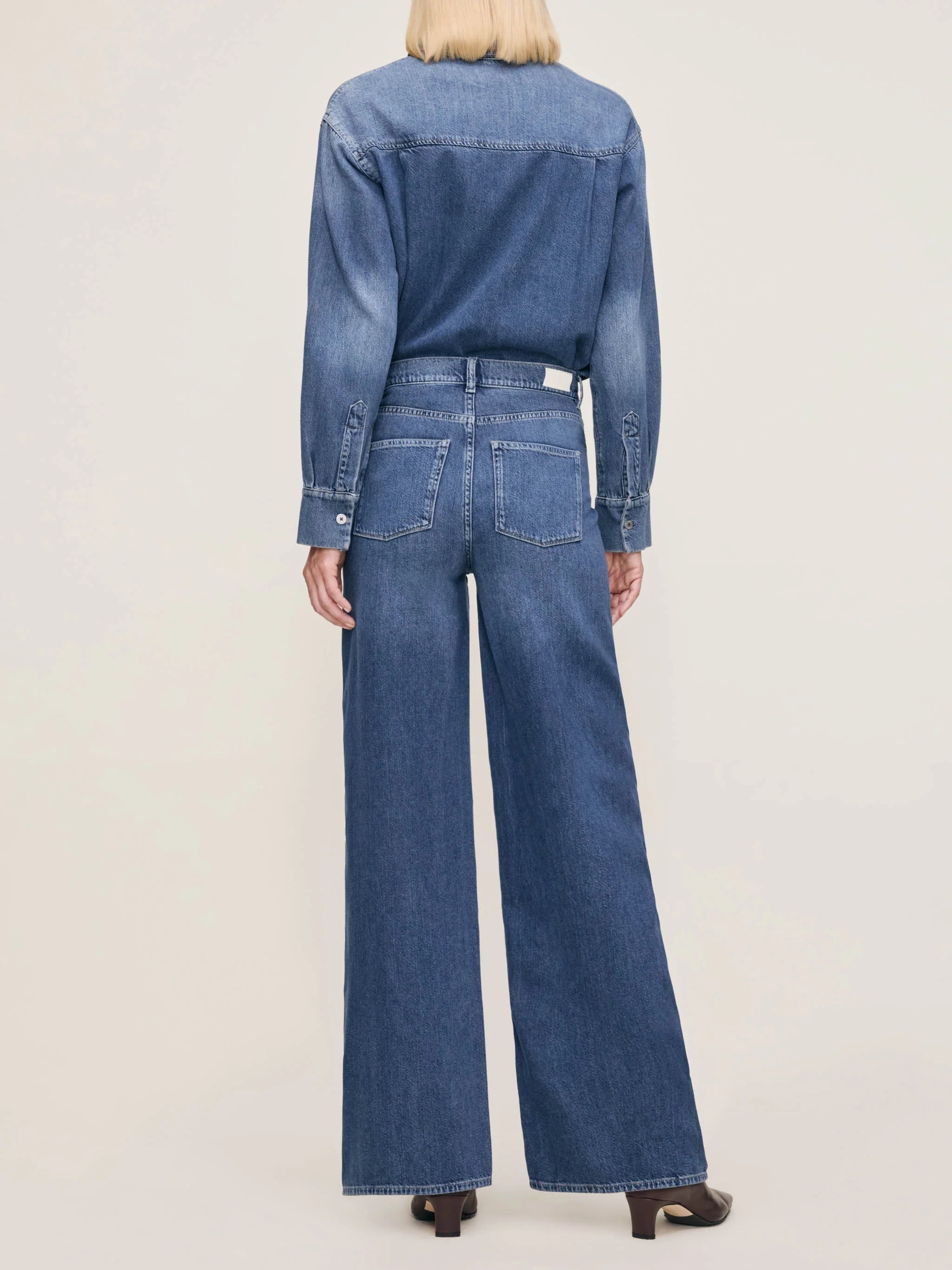 DL1961 Hepburn Wide Leg Jeans