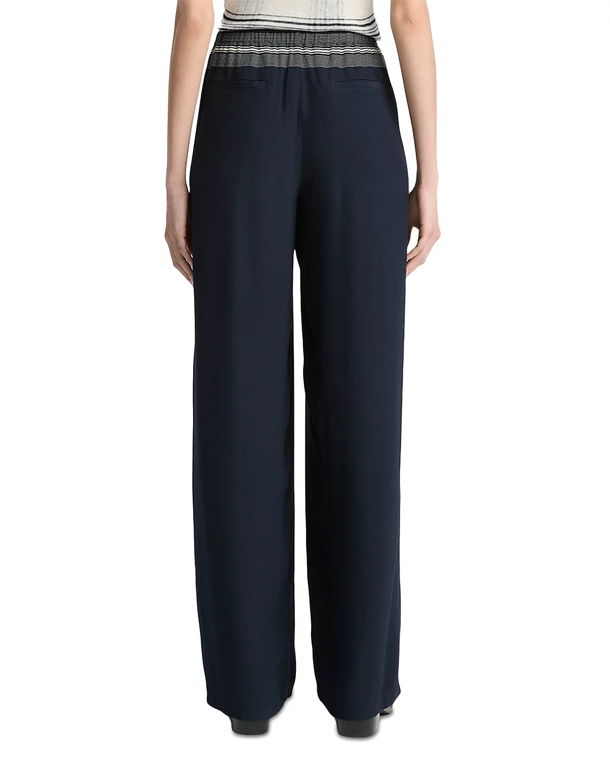 Pantalón de tiro medio con rayas Vince