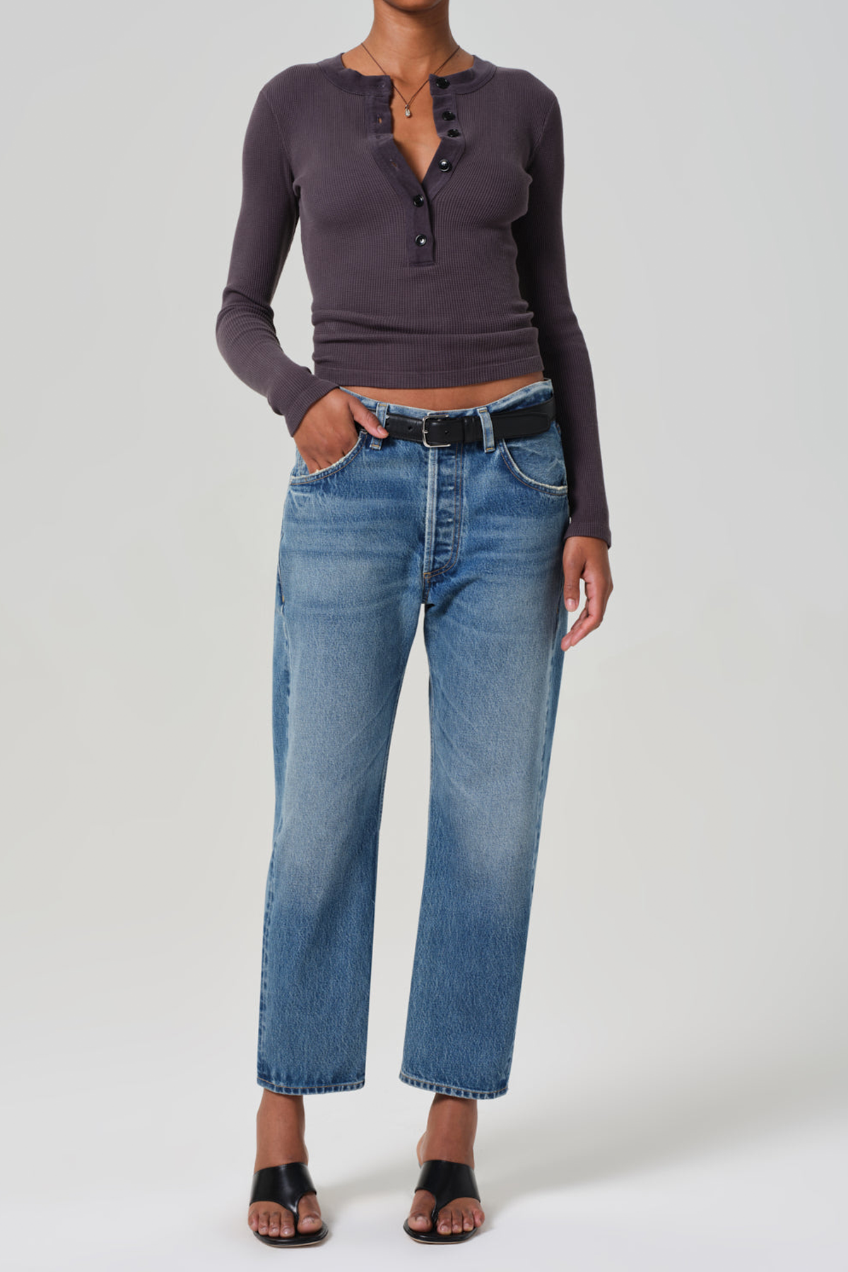 Citizens of Humanity Winslow Cropped Boyfriend Jeans