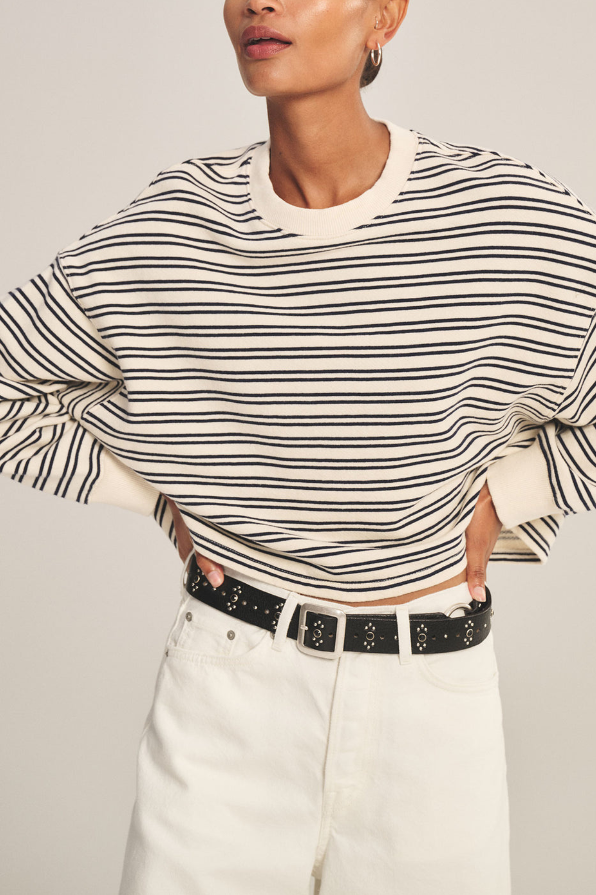 Velvet Isabelle Vintage Stripe Terry Top