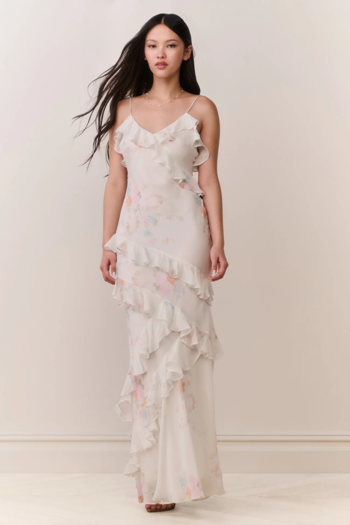 LoveShackFancy Rialto Ruffle Maxi Dress