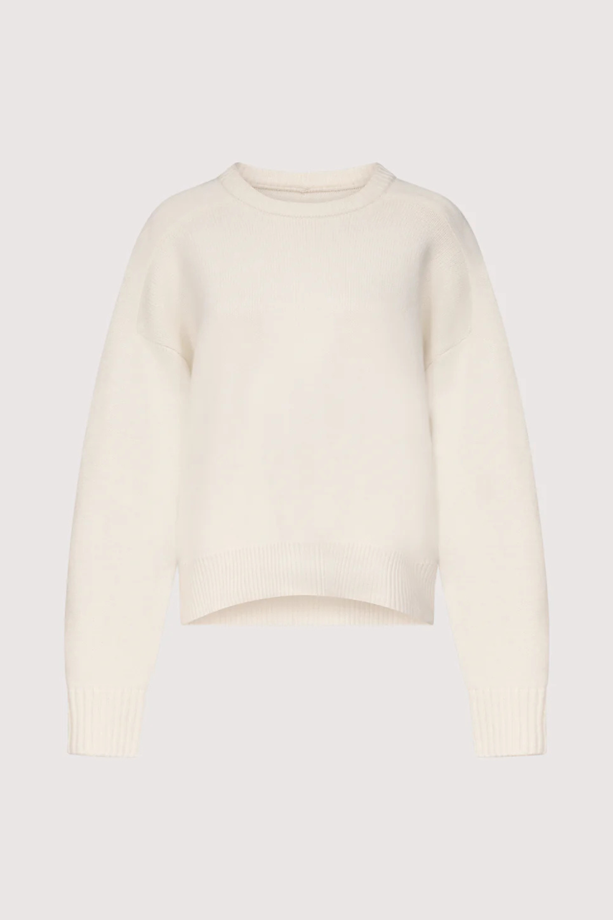 Loulou de Saison Breha Sweater With Piping - Ivory