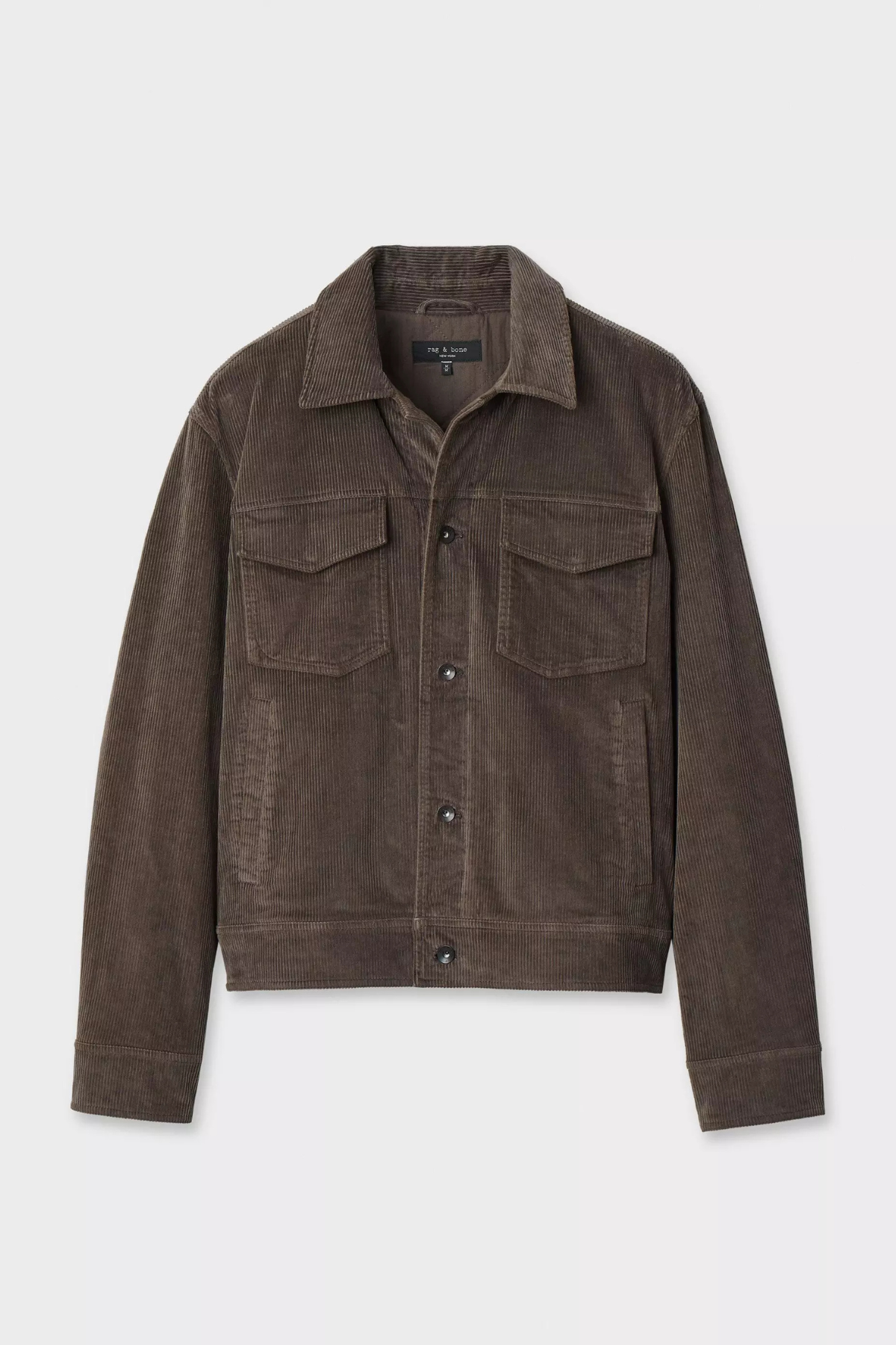 Rag & Bone Men's Cord Trucker Jacket - Cocoa