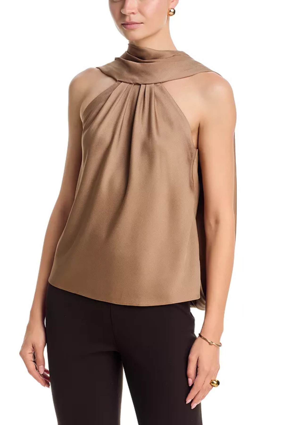 Simkhai Scarlett Cape Top - Ochre