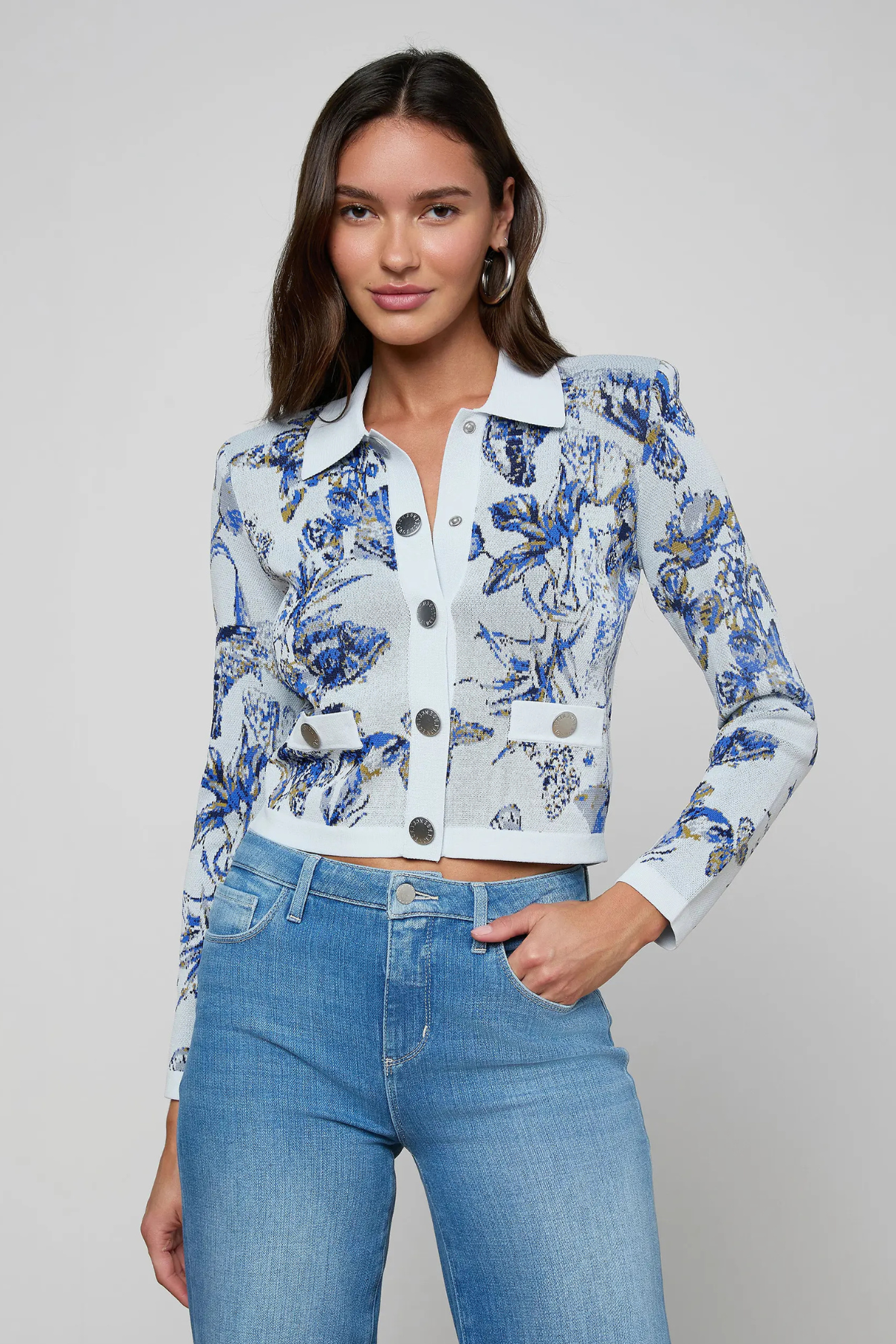 L’AGENCE Osiris Jacquard Cardigan