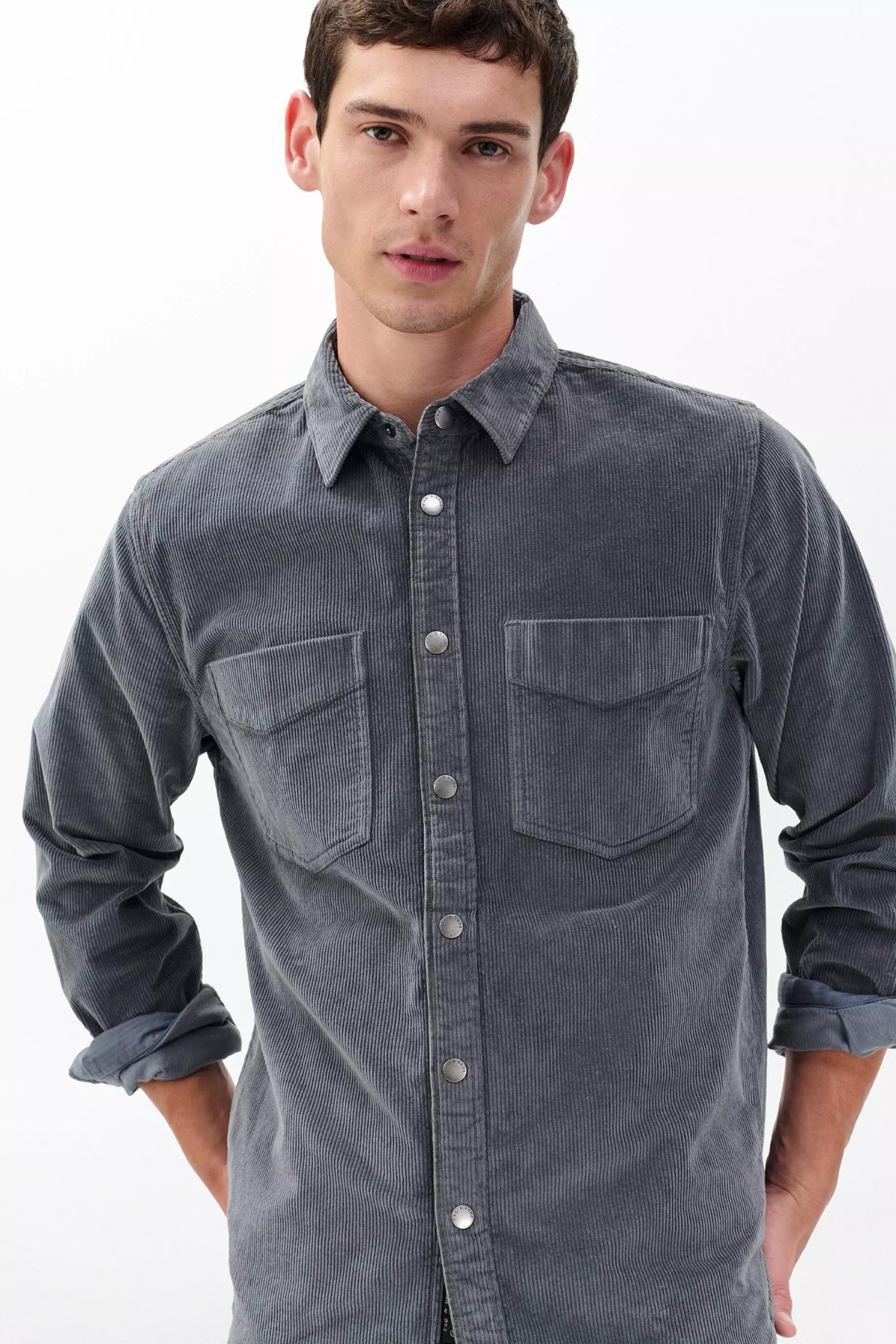Rag & Bone Men's Corduroy CPO Shirt
