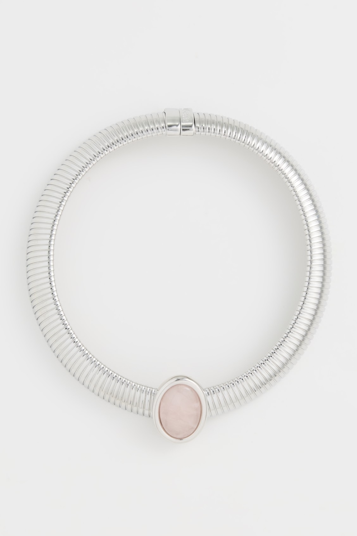 Julietta Opyum Necklace - Silver/ Pink