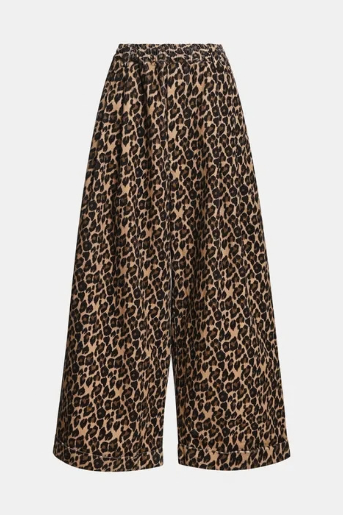 Essentiel Antwerp Kelly Oversized Pants - Black/Brown