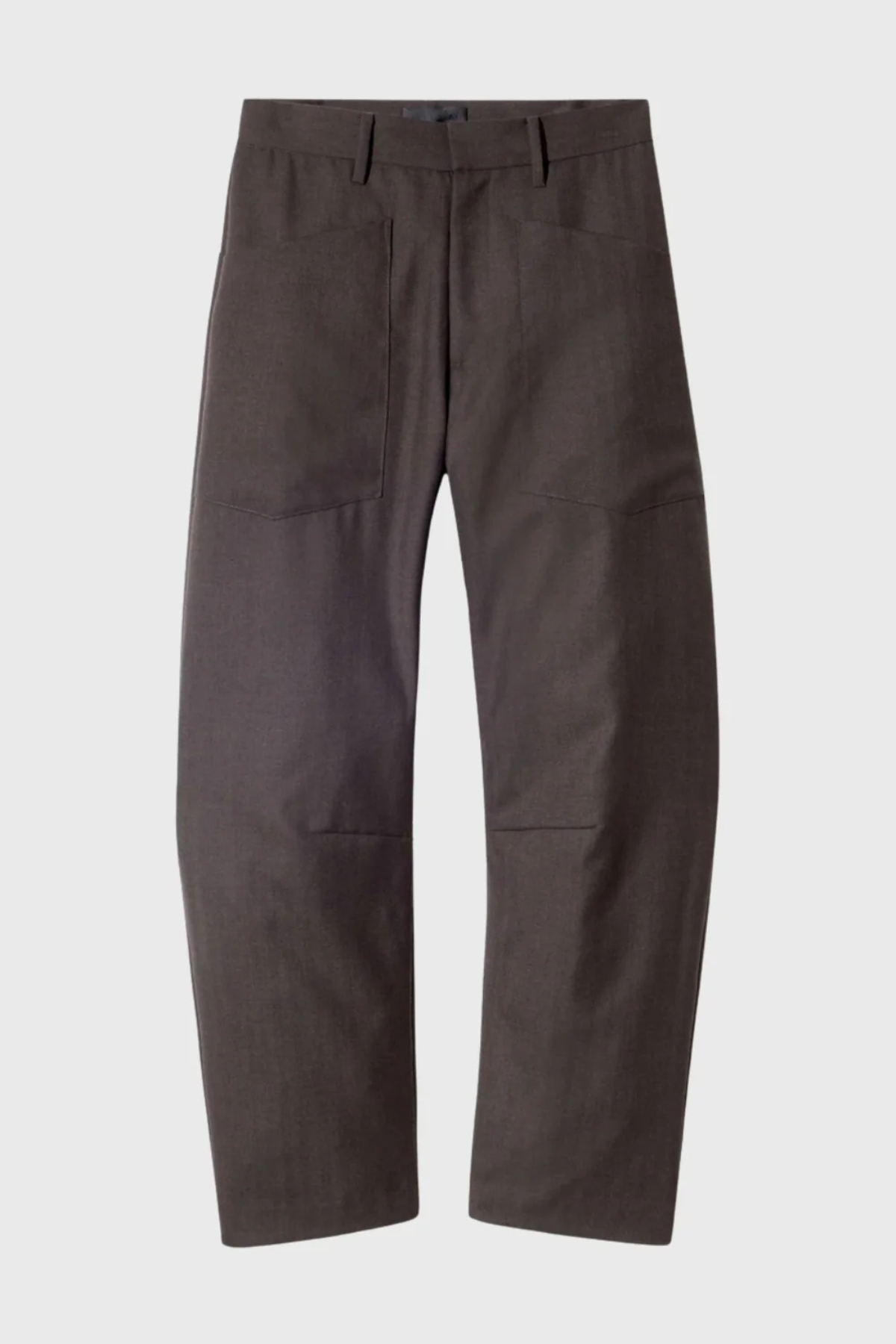 Nili Lotan Shon Wool Pant - Brown Herringbone