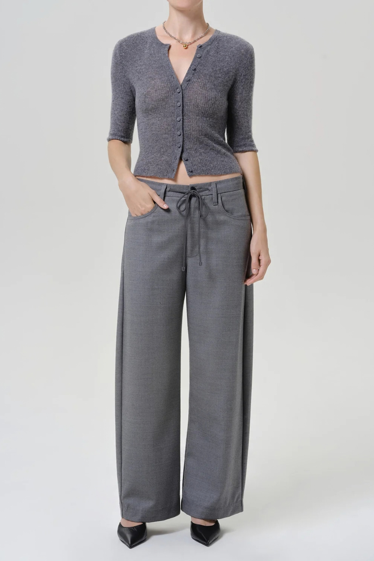 Citizens of Humanity Brynn Drawstring Trouser - Gris