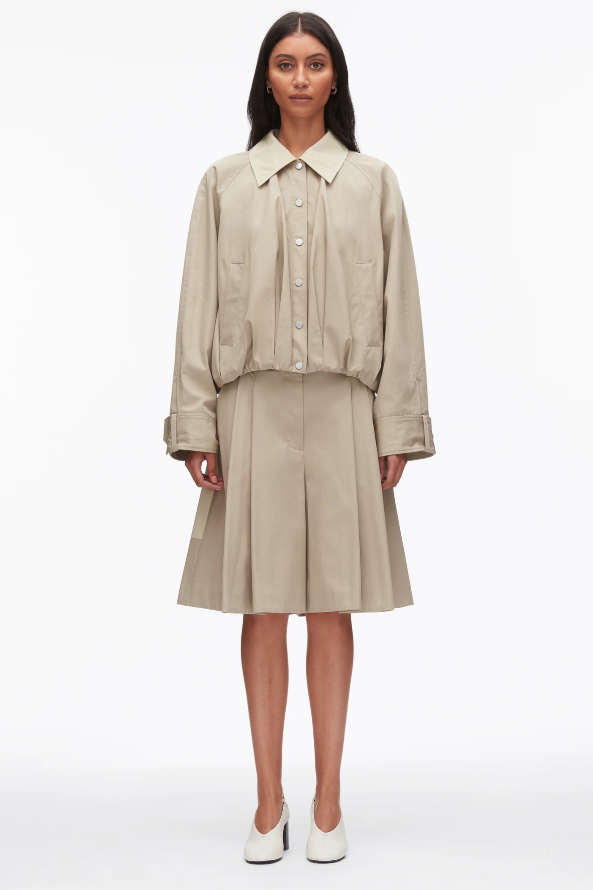 3.1 Phillip Lim Snap Front Blouson Bomber Jacket