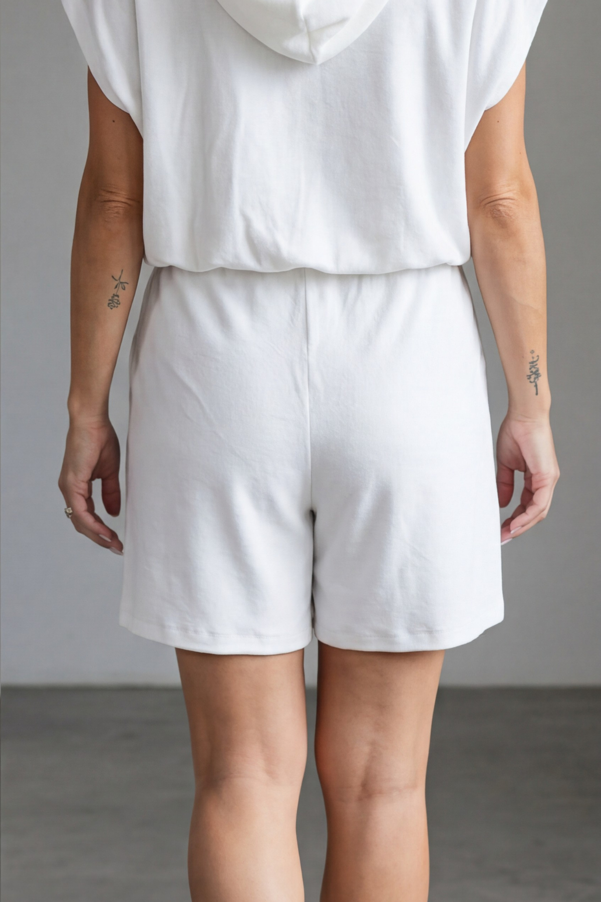 Majestic Filatures Organic Cotton Terry Drawstring Short - Milk