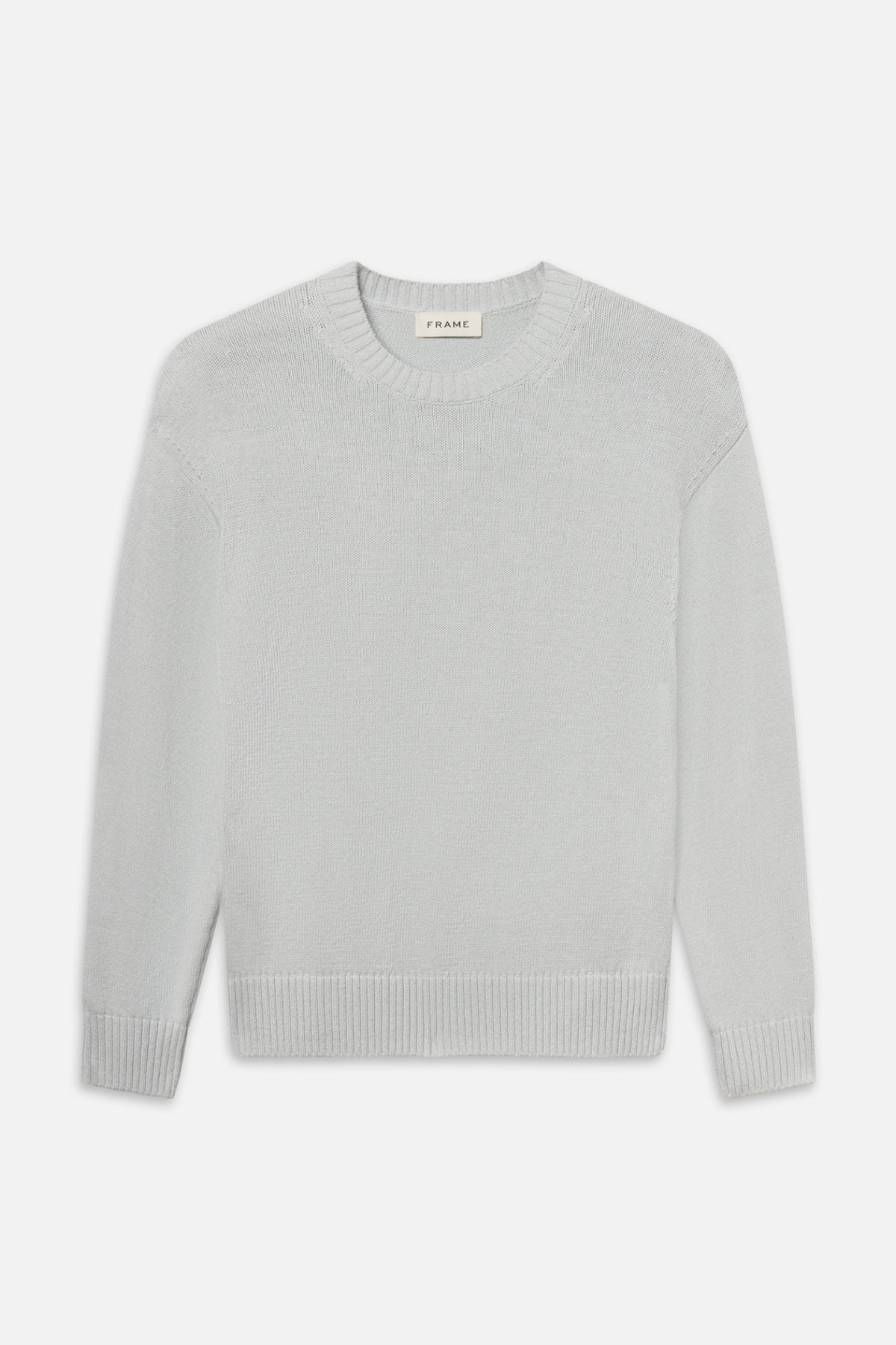 Frame Men's Cotton Silk Crewneck Sweater - Pale Blue