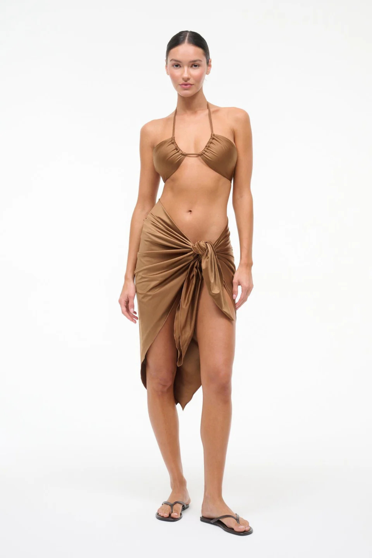 Staud Romee Sarong - Bronze