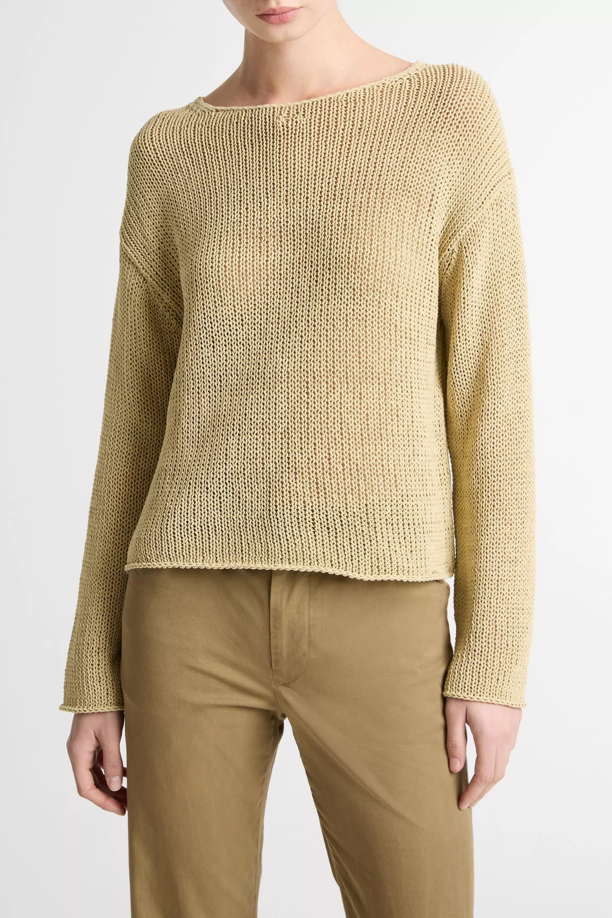 Vince Coated Cotton Pullover