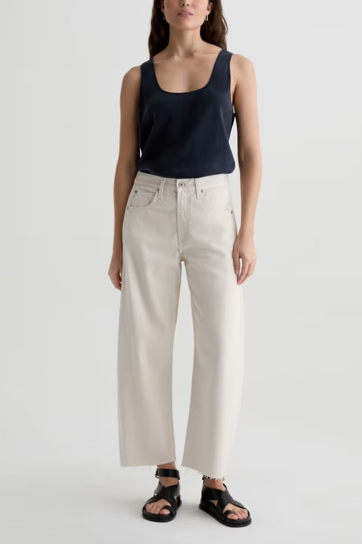 AG Jeans Hattie Crop Jean - Opal Stone