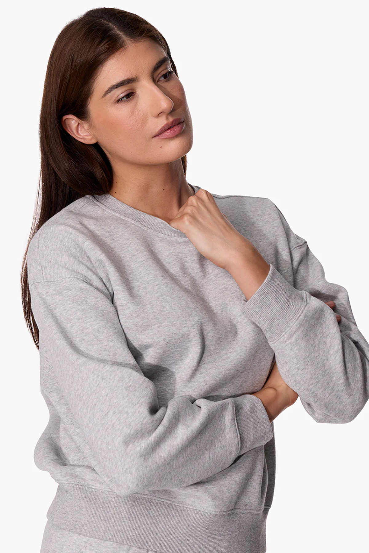 Tkees CloudSoft Crewneck - Heather Grey