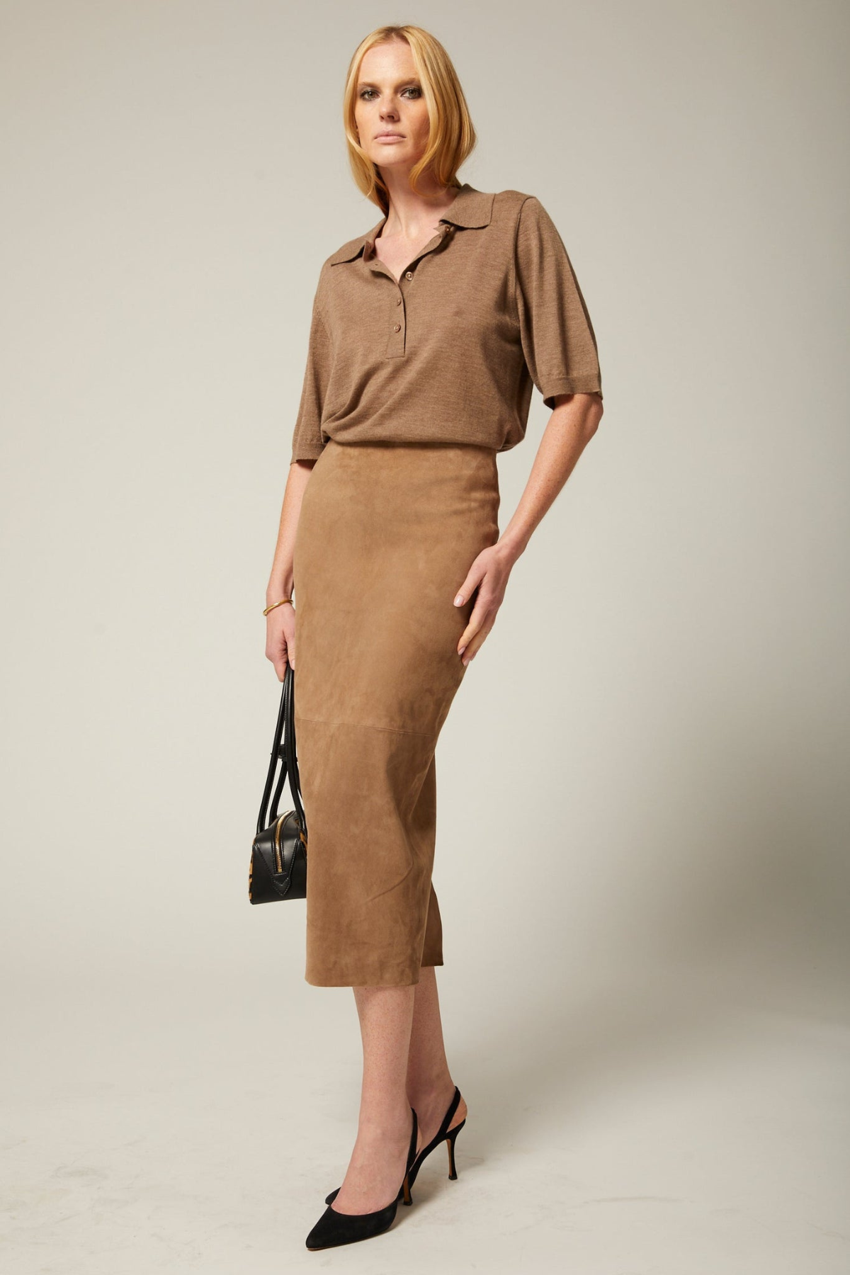 SPRWMN Tube Skirt - Taupe