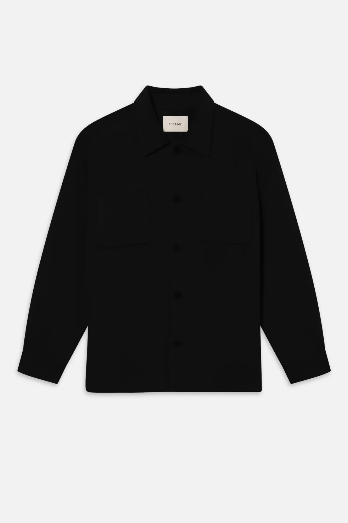 Frame Men's Double Face Wool Jacket - Black