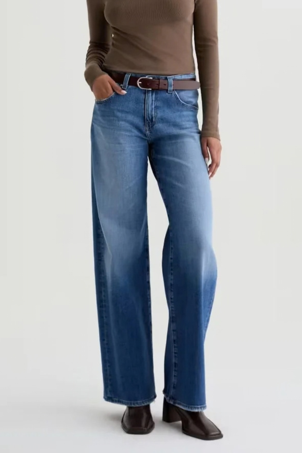 AG Jeans Adria Wide Leg Jean - Headline