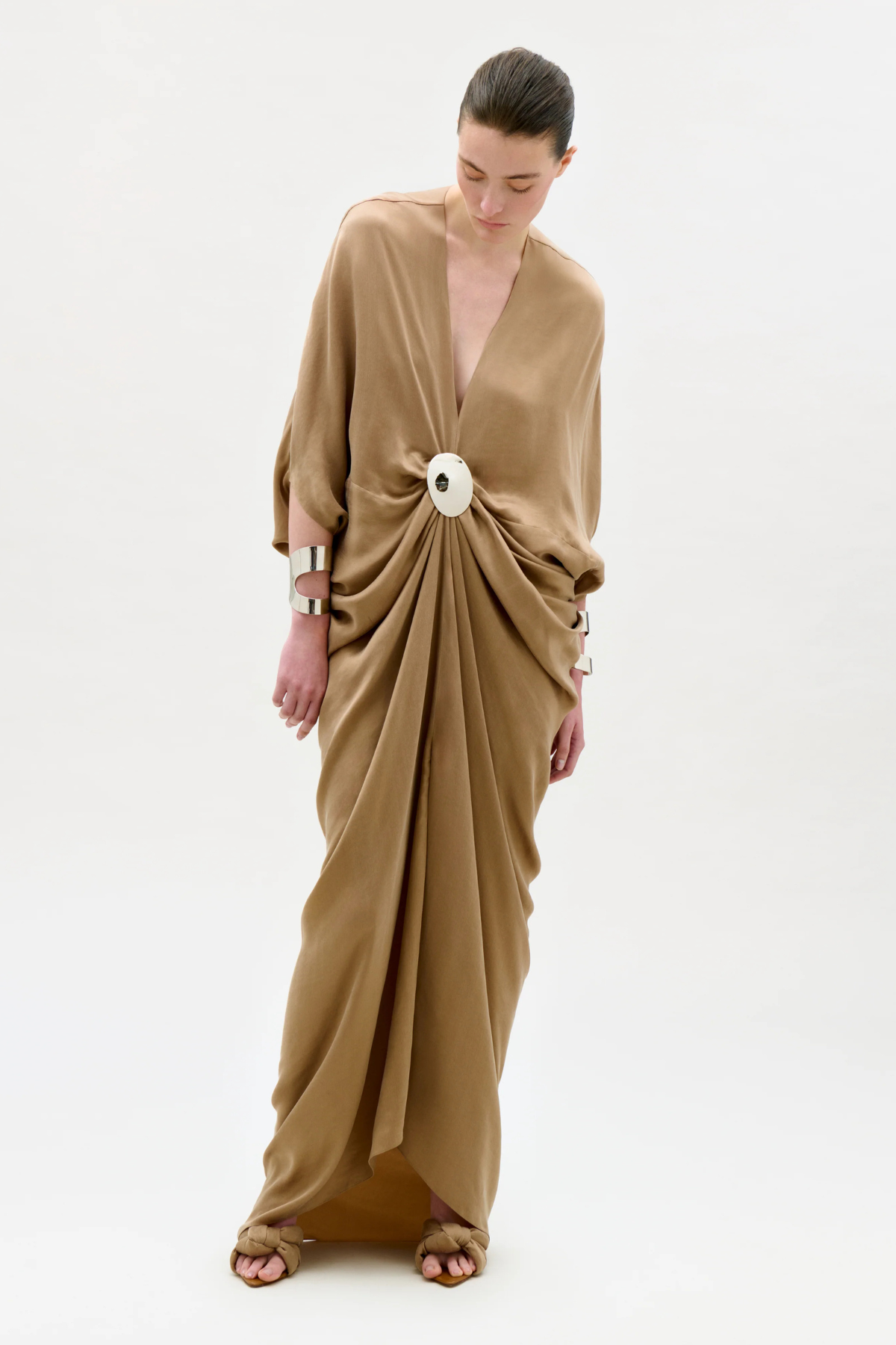 Silvia Tcherassi Fiore Tunic - Sand