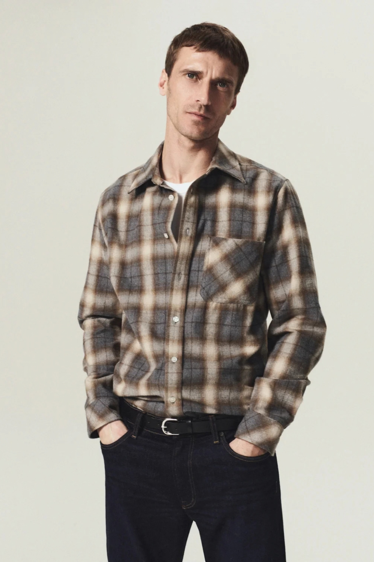 Citizens of Humanity Men's Long Sleeve Cairo - Cascade Plaid