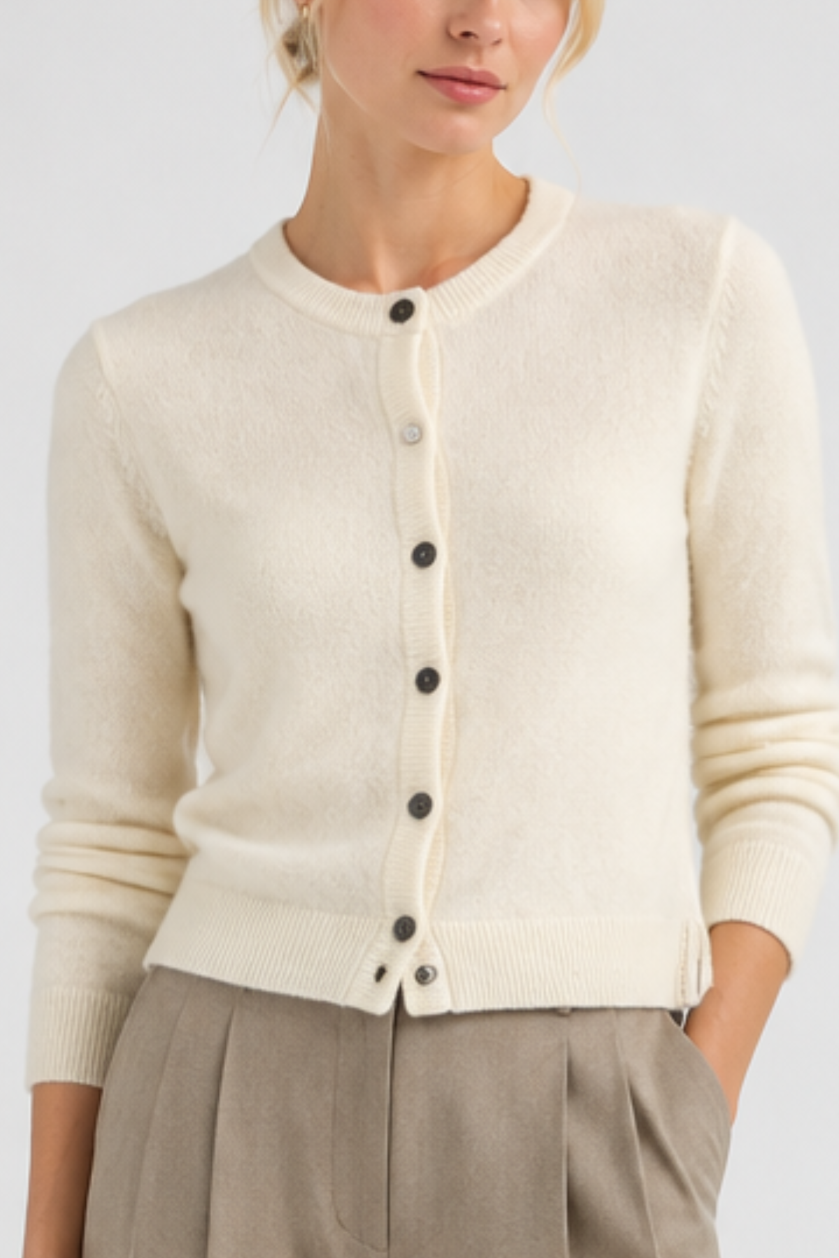 Maria McManus Baby Cardigan - Ivory