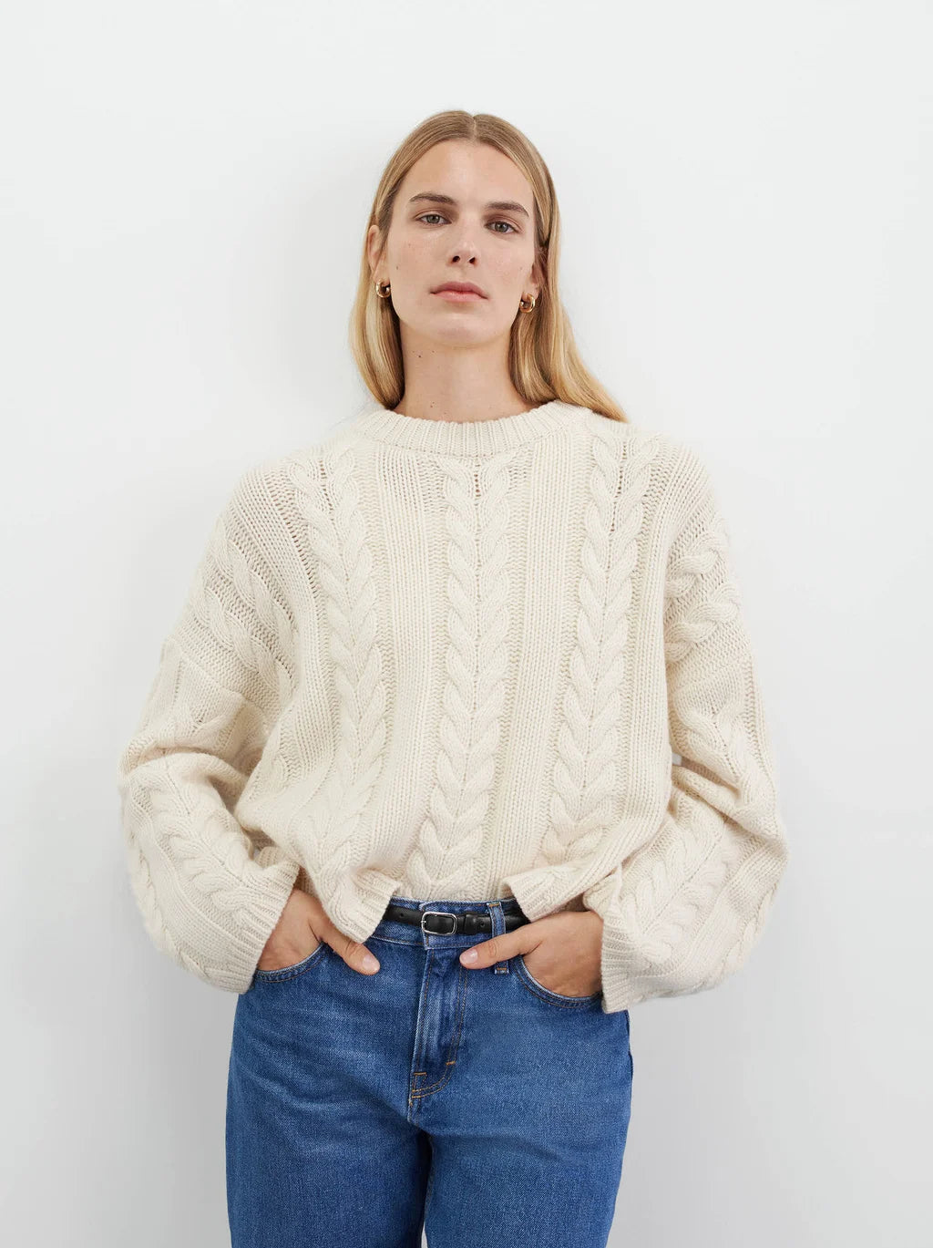 Soft Goat Chunky Cable Knit