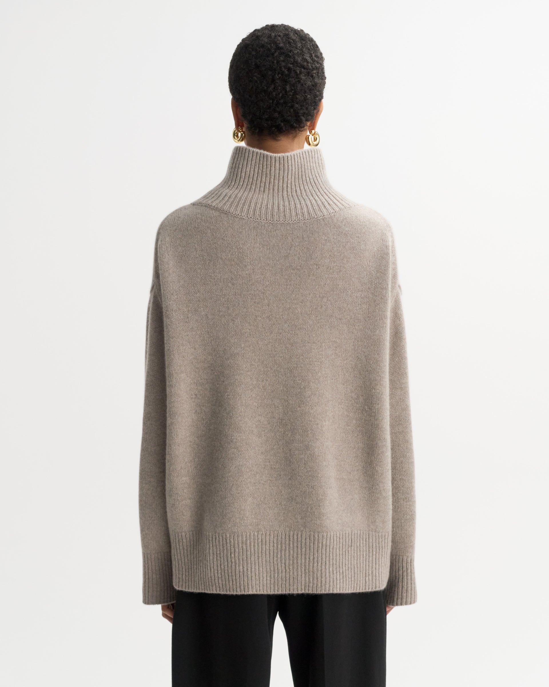 Soft Goat Boyfriend Turtleneck