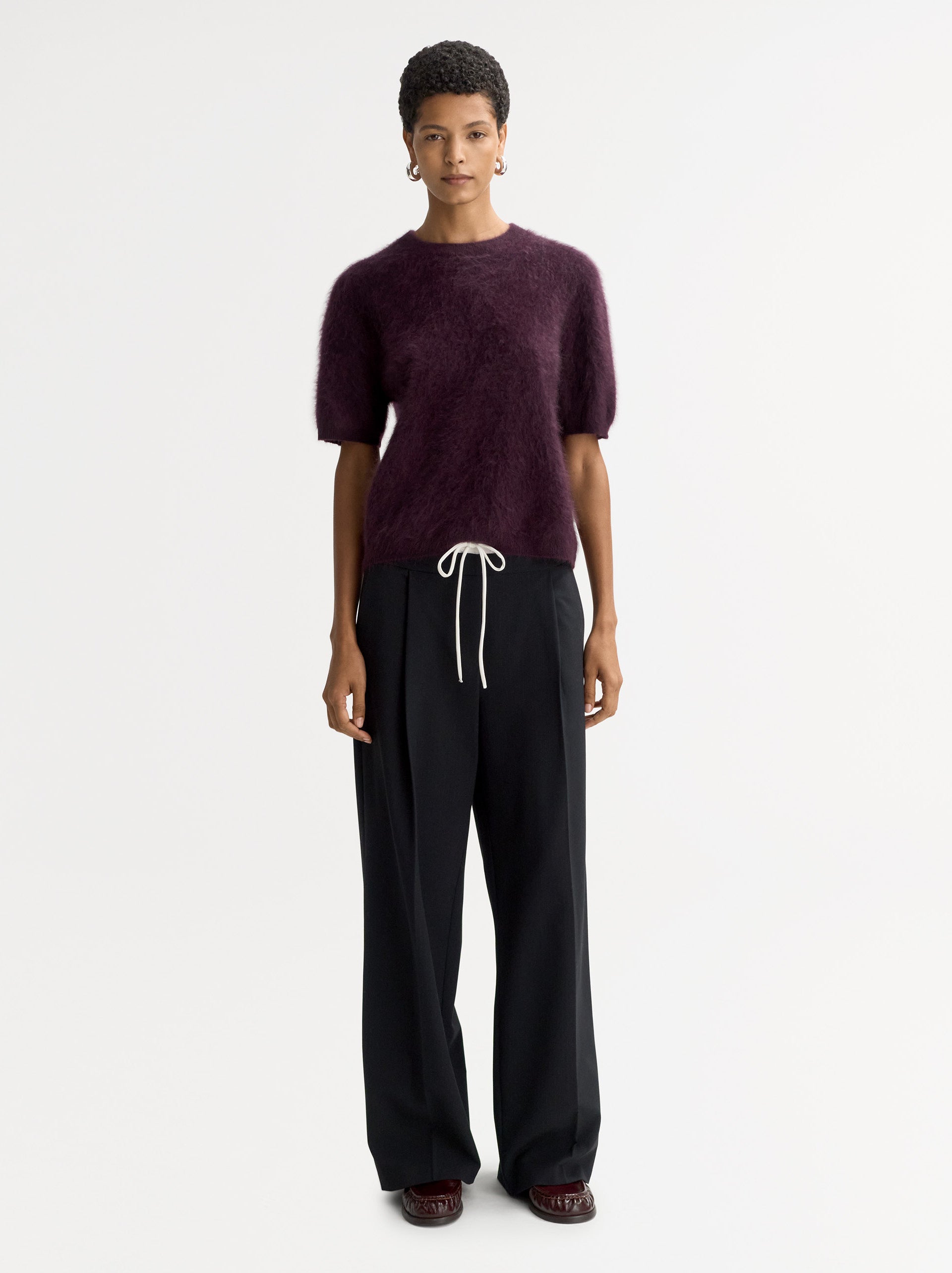 Soft Goat Brushed Short Sleeve