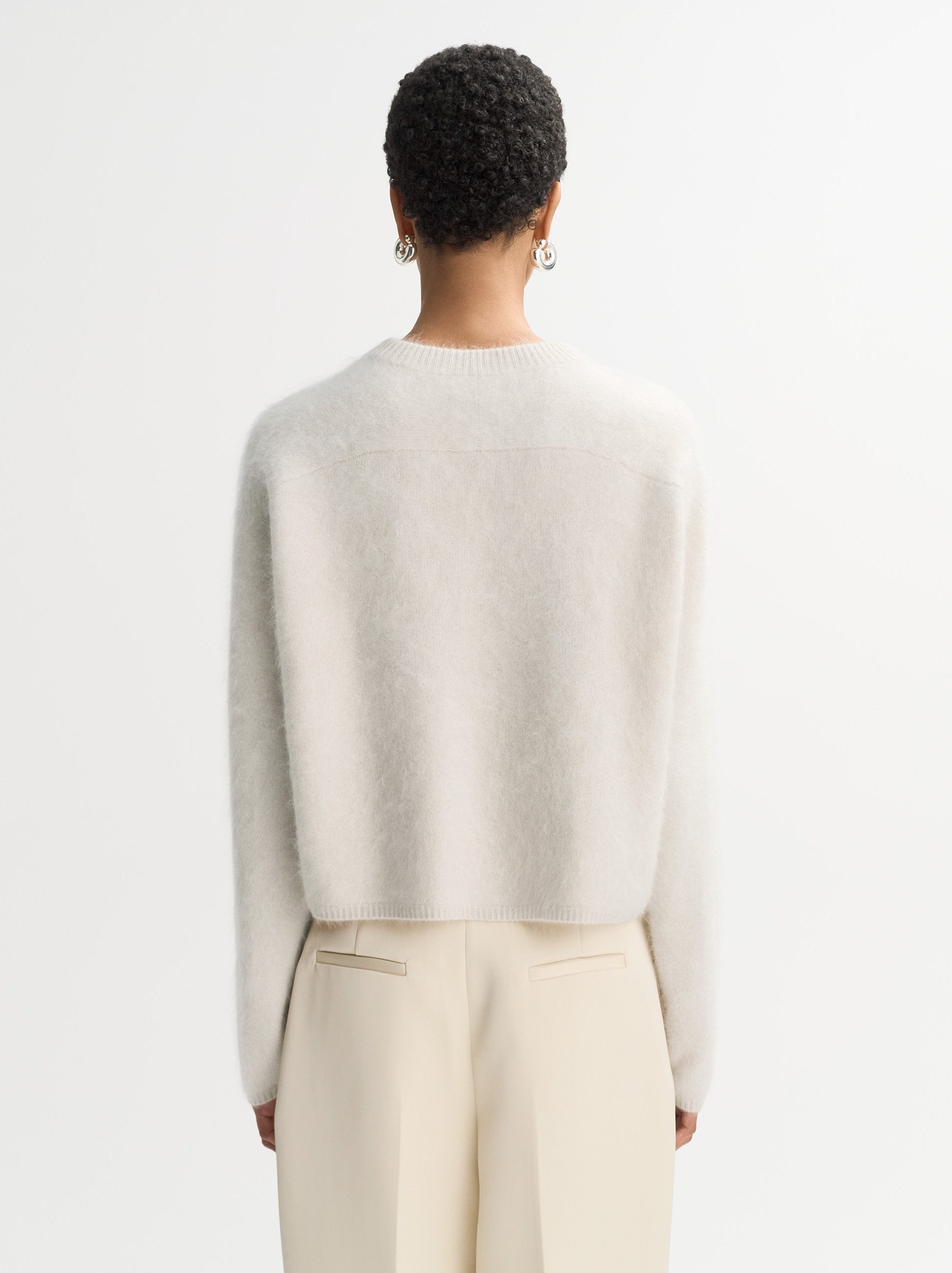 Soft Goat Brushed Crewneck