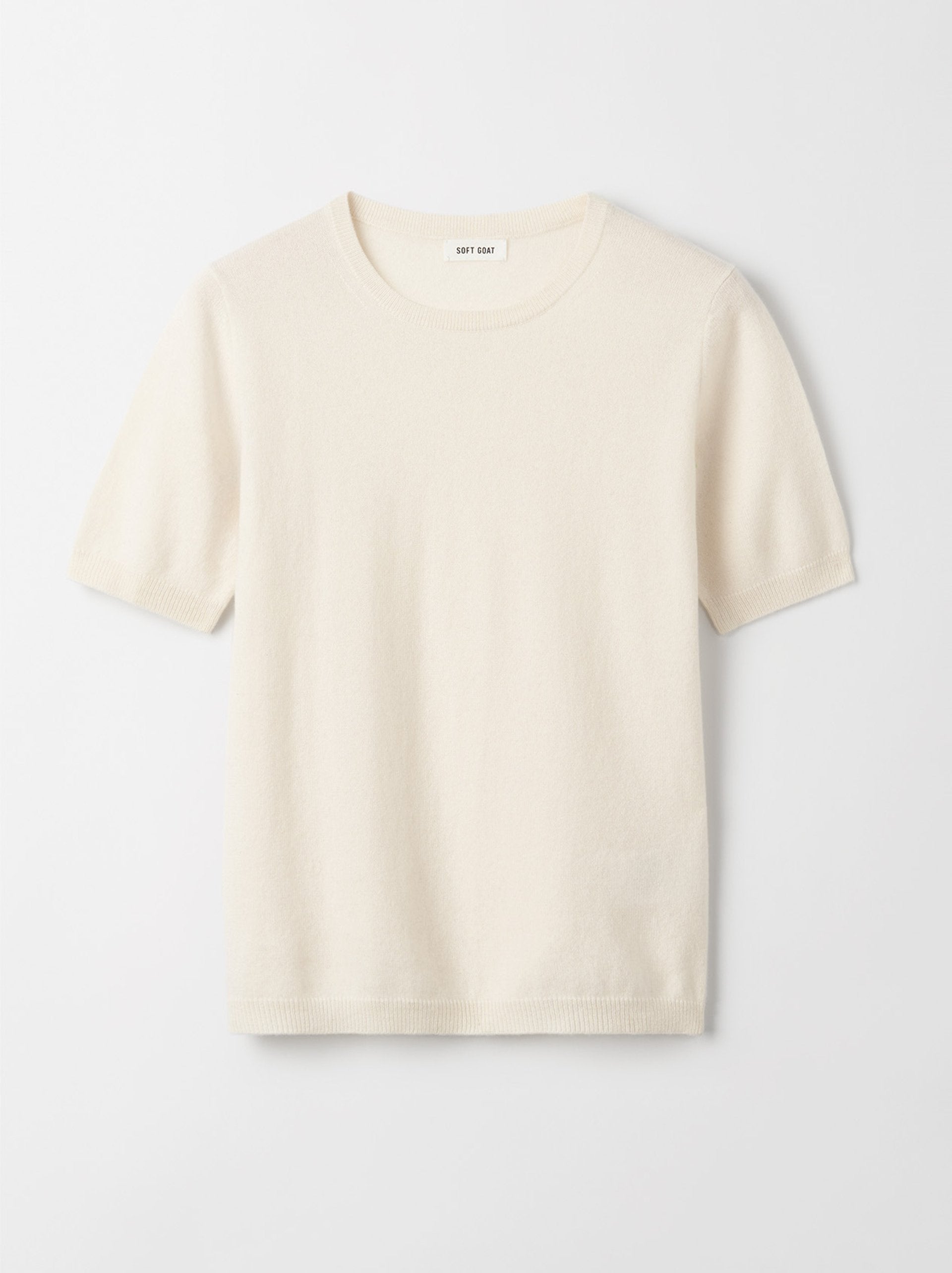 Soft Goat Short Sleeve Crewneck