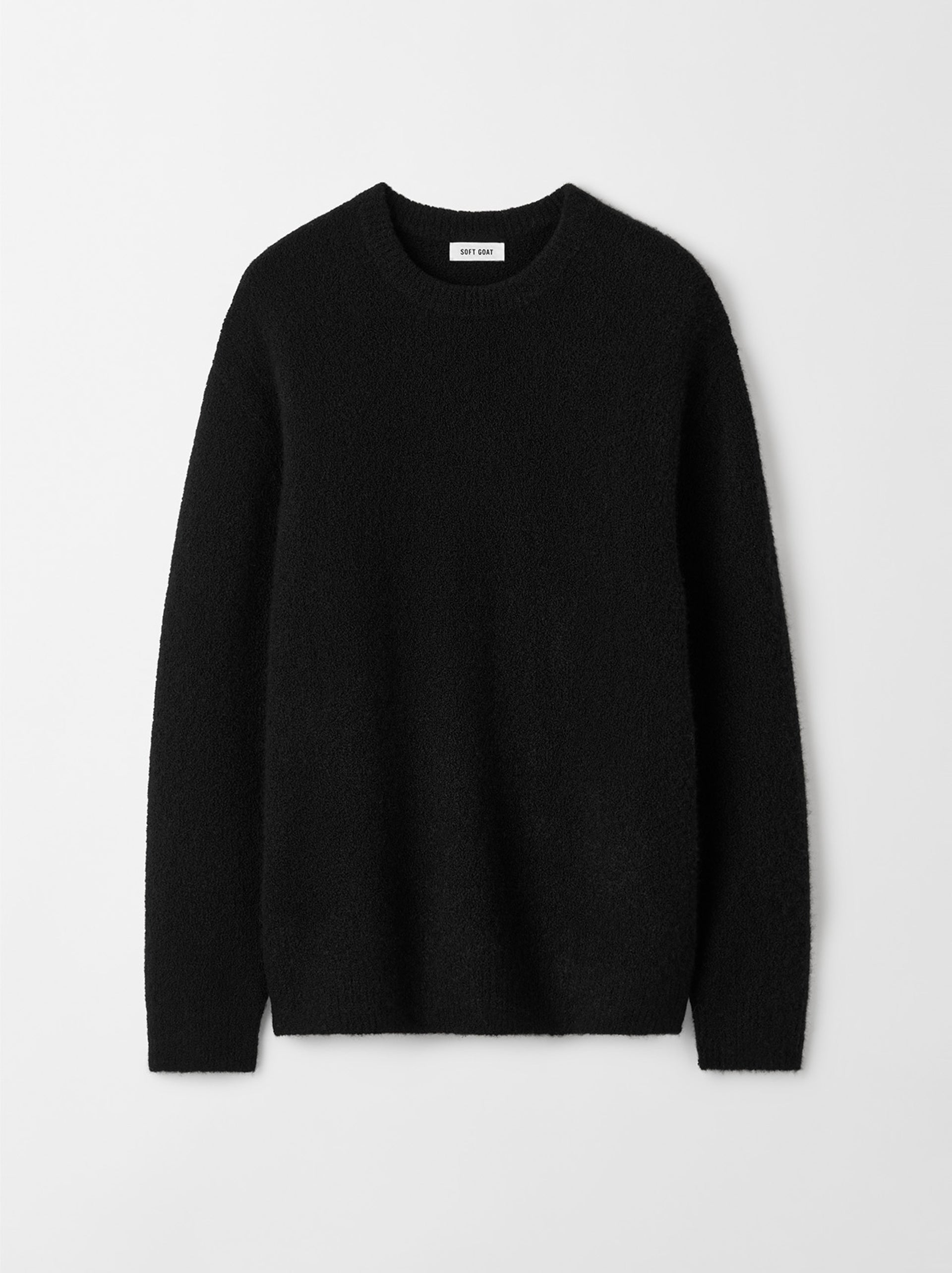 Soft Goat Men's Boucle Crewneck