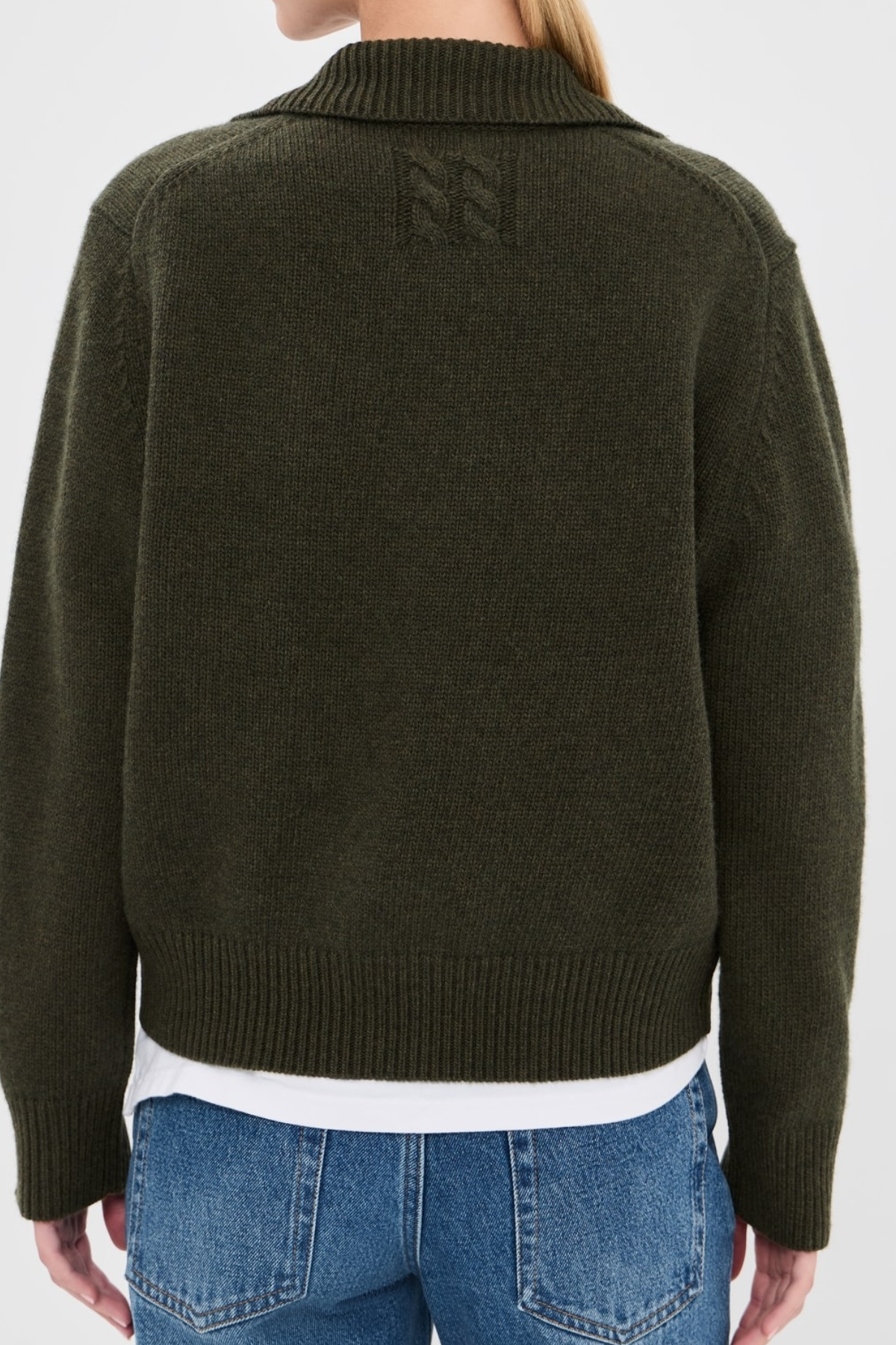 Nili Lotan Renata Sweater - Dark Pine Melange