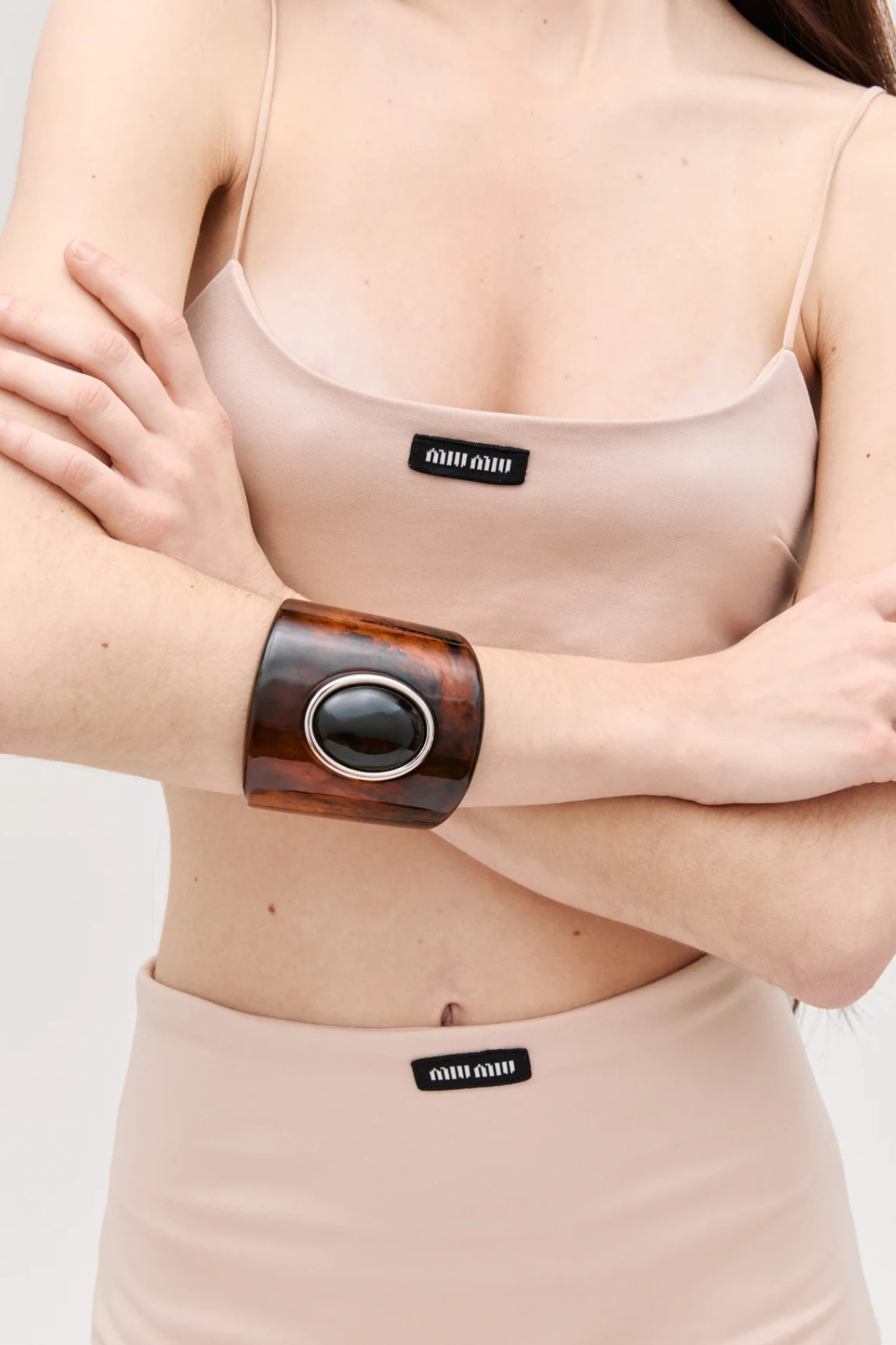 Julietta Nera Cuff - Brown