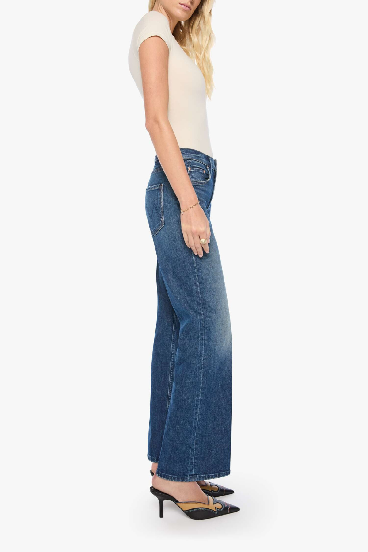 MOTHER The Bookie Sneak Jeans - Buckaroo