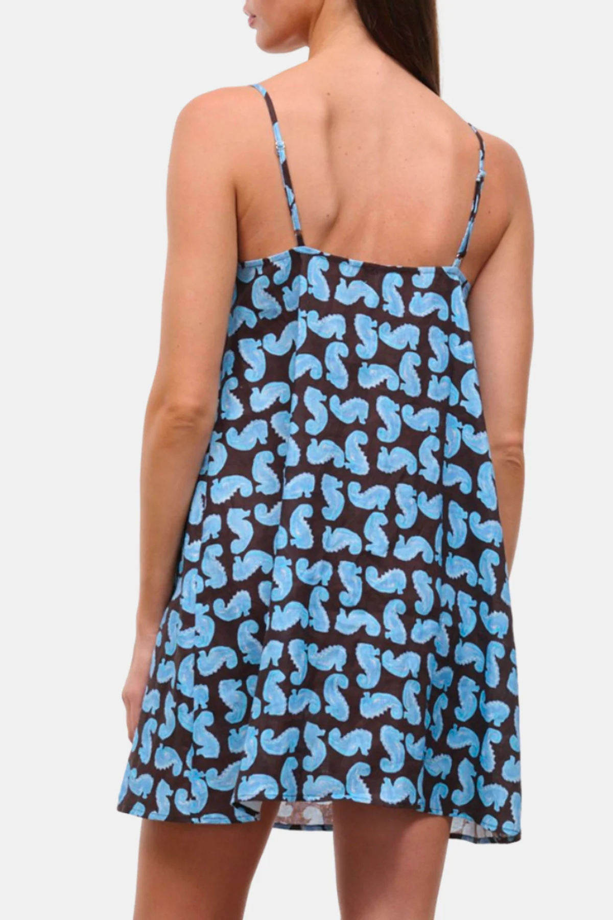 Staud Laura Linen Mini Dress