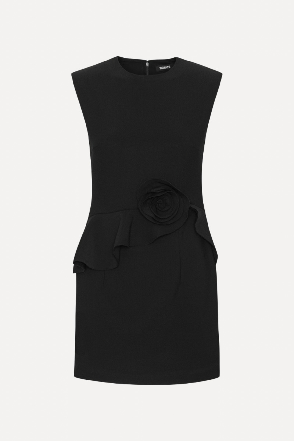 ROTATE Birger Christensen Rose Mini Dress - Black