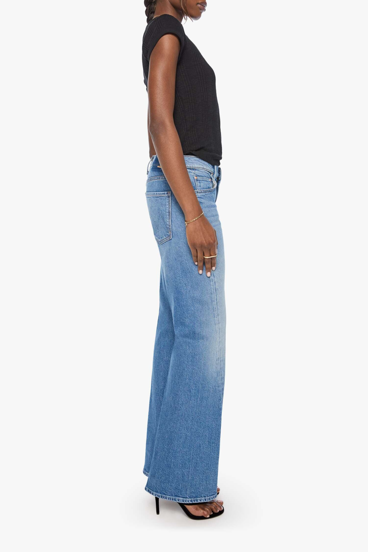 MOTHER The Bookie Twist Skimp Jeans - Just An Animal