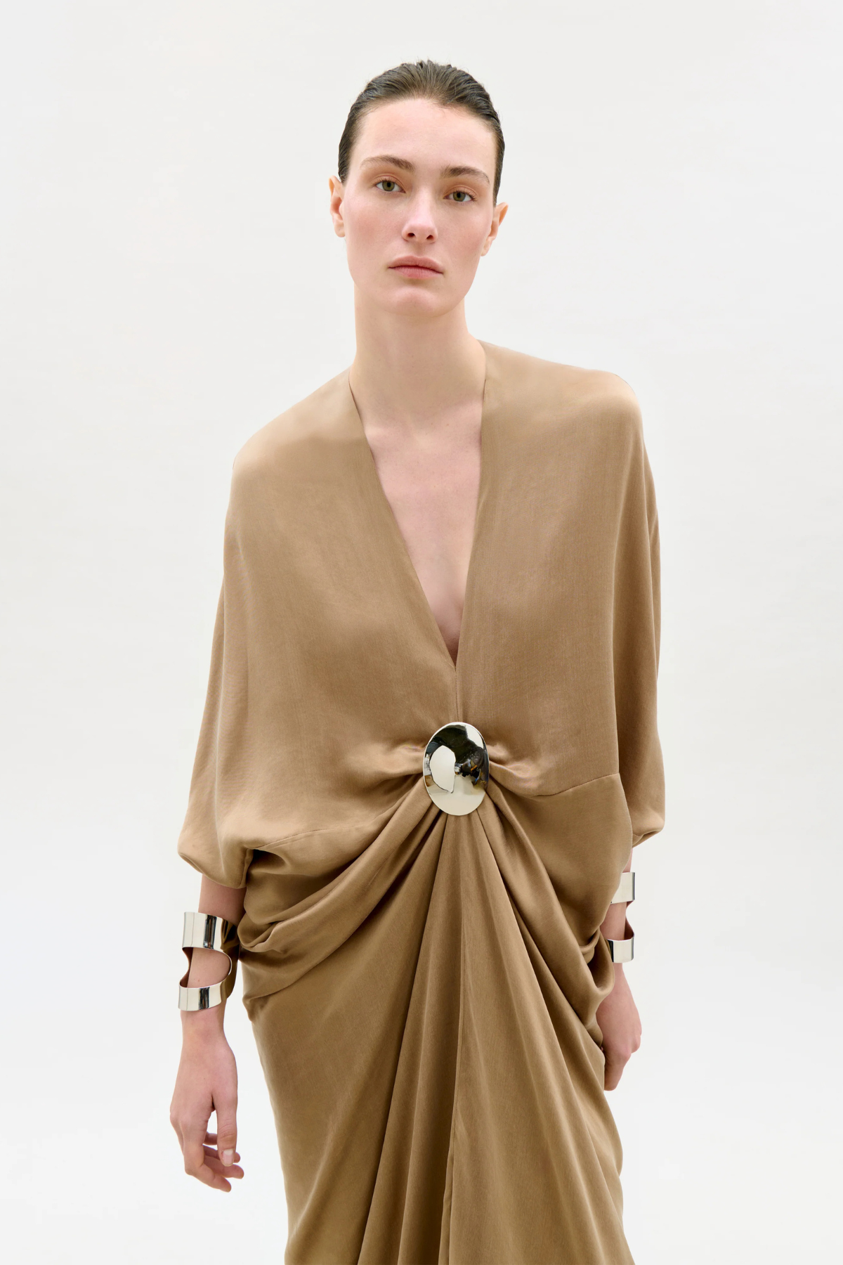Silvia Tcherassi Fiore Tunic - Sand