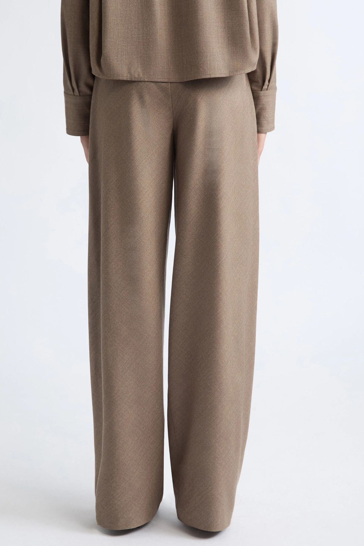 MARIA McMANUS Bias Cut Trouser - Stone