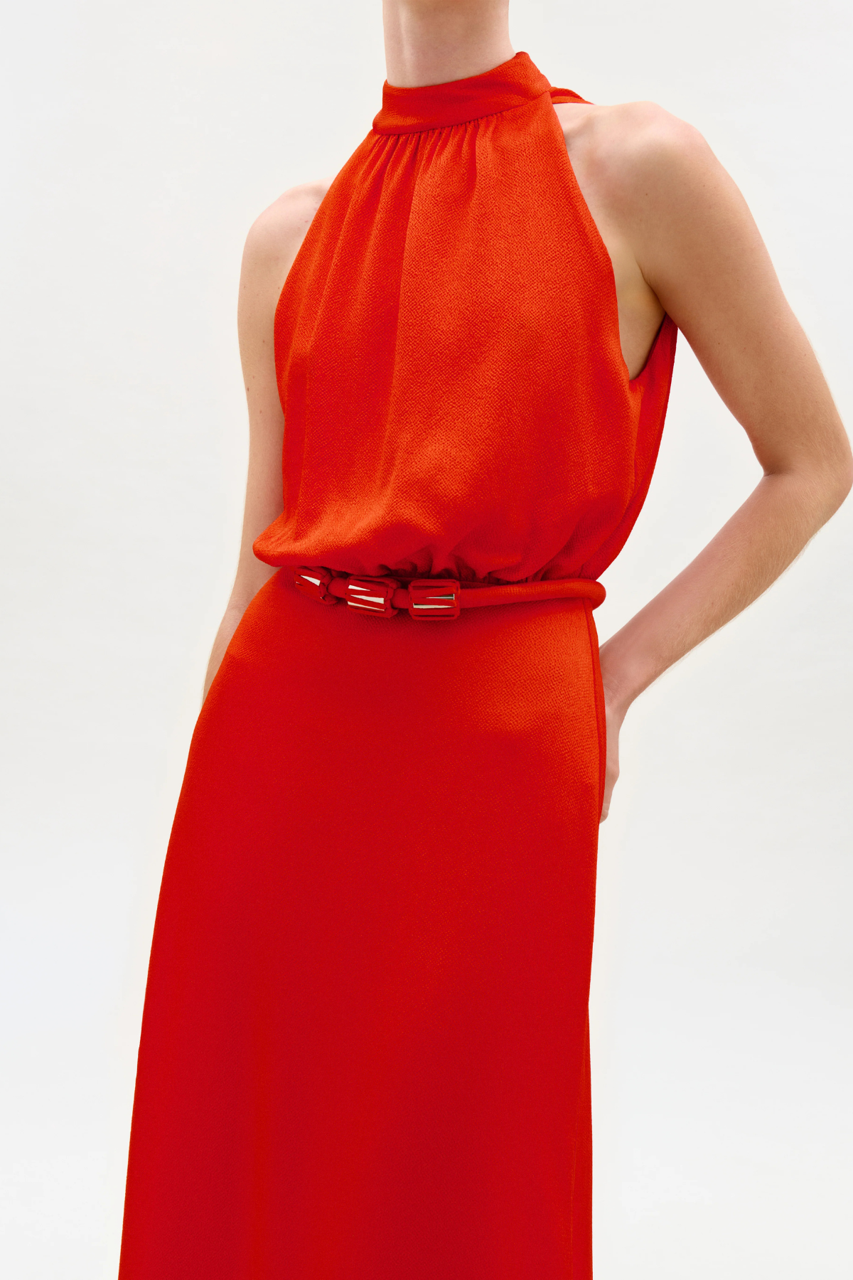 Silvia Tcherassi Damara Dress - Spicy Orange
