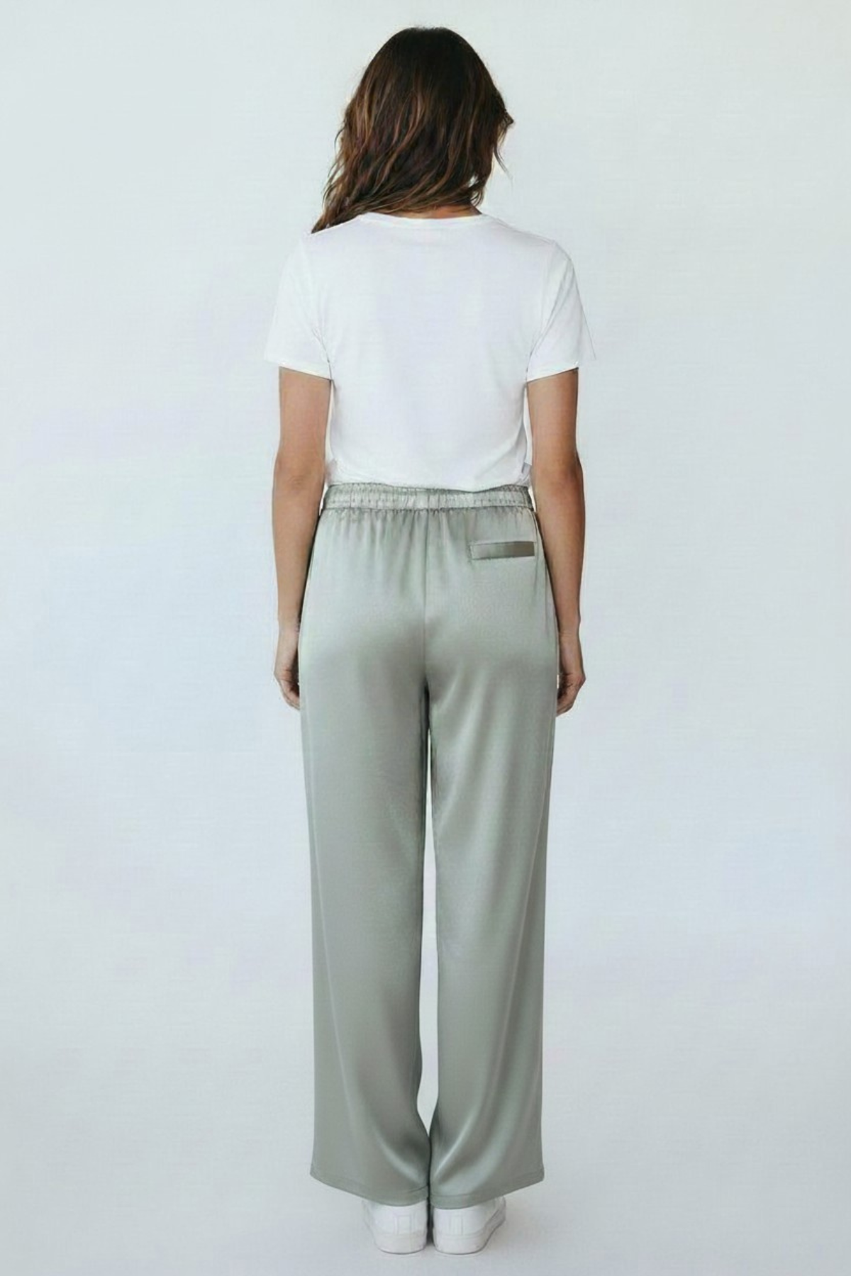 Uli Shneider Re-Satin Flared Pants