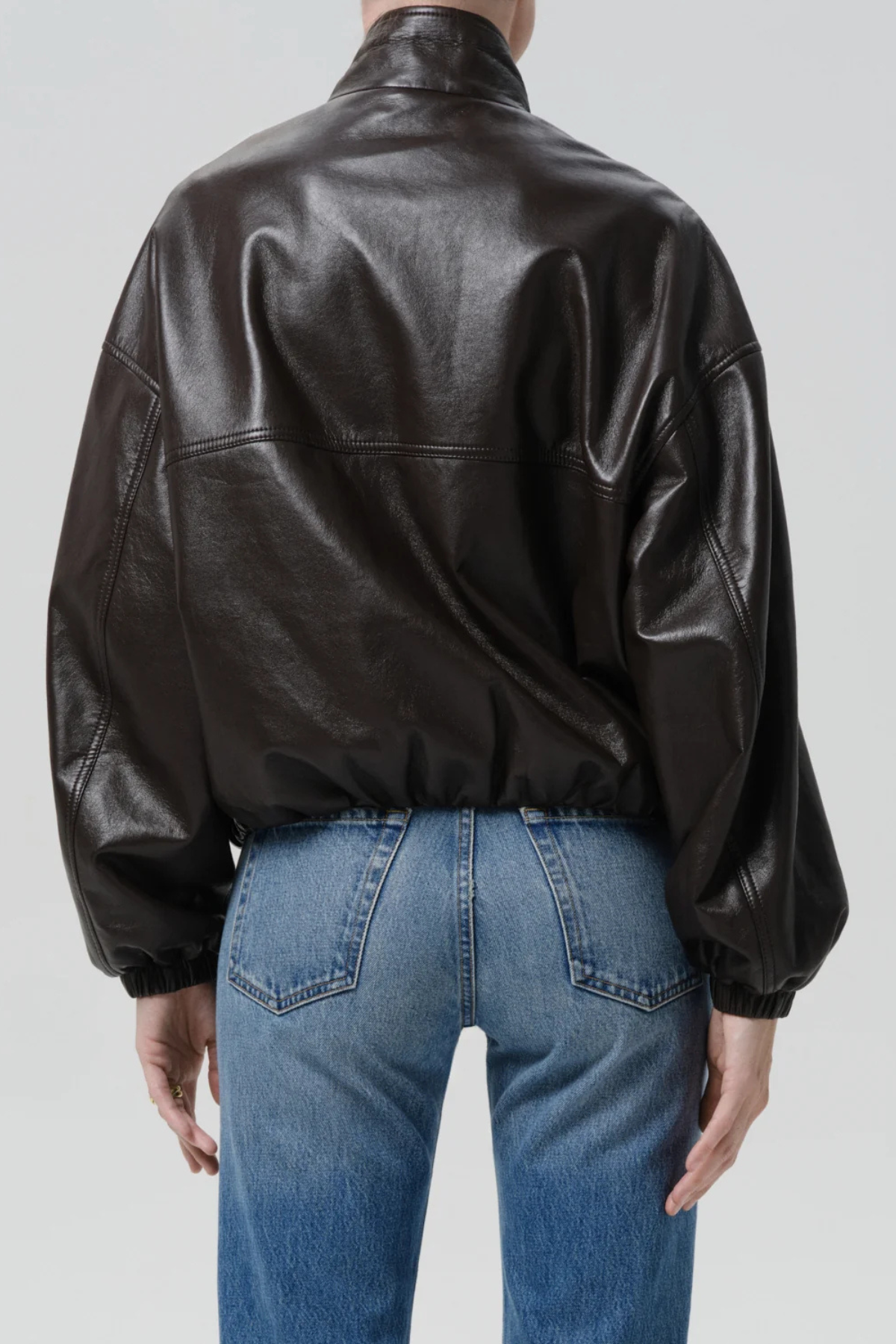 Citizens of Humanity Barracuta Bubble Jacket - Chocolate
