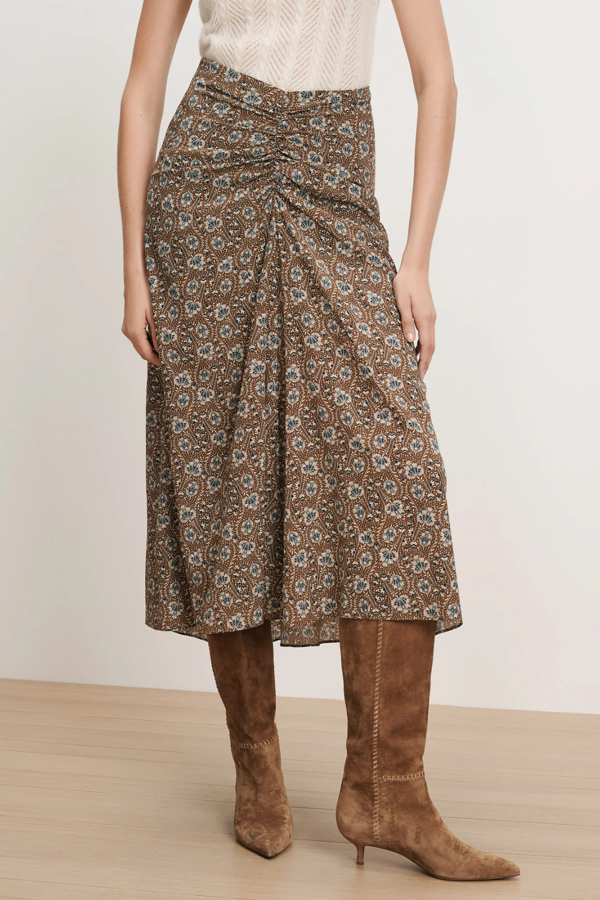 Veronica Beard Limani Skirt - Acorn Multi
