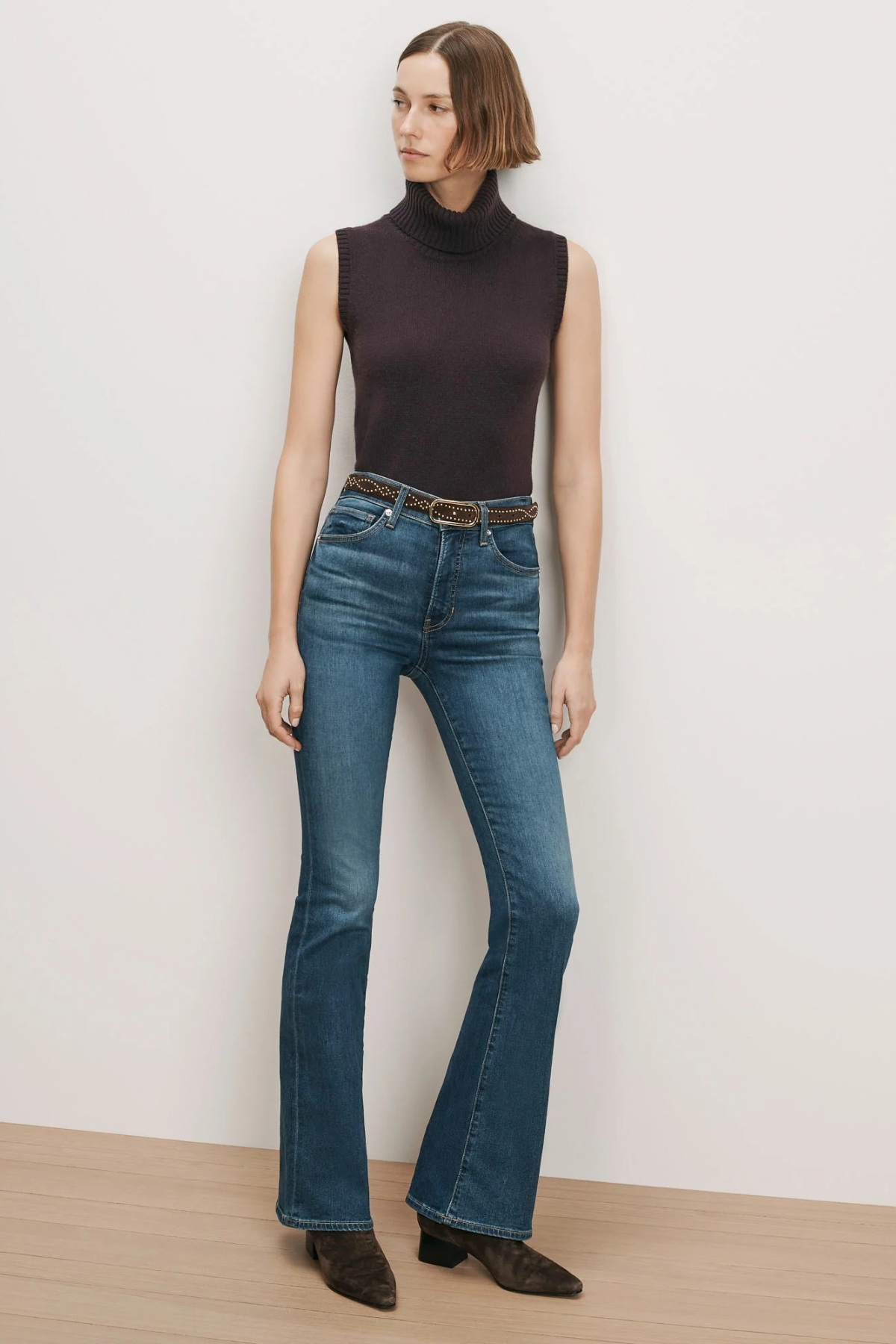 Veronica Beard Mazzy Cashmere Shell - Dark Eggplant