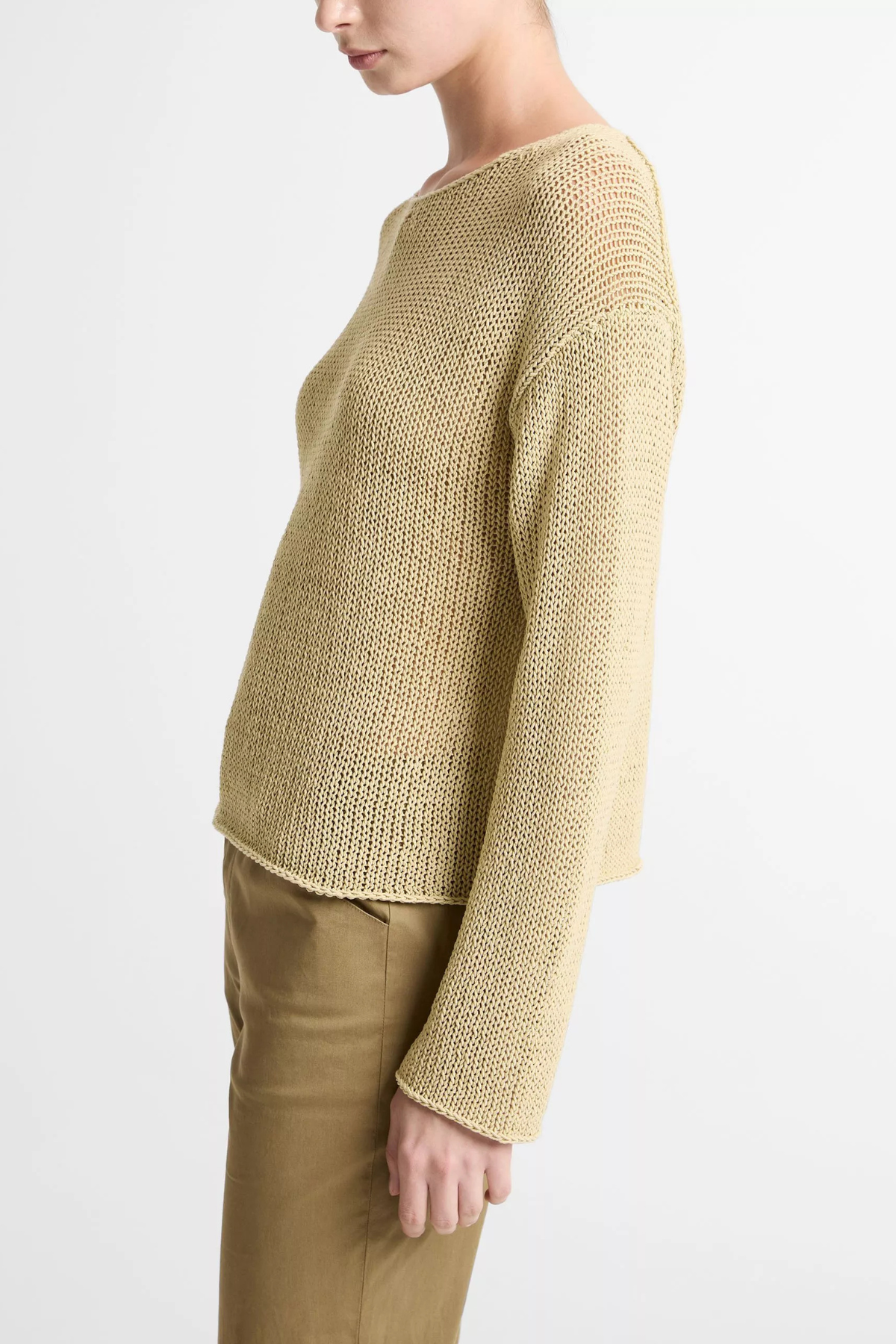 Vince Coated Cotton Pullover