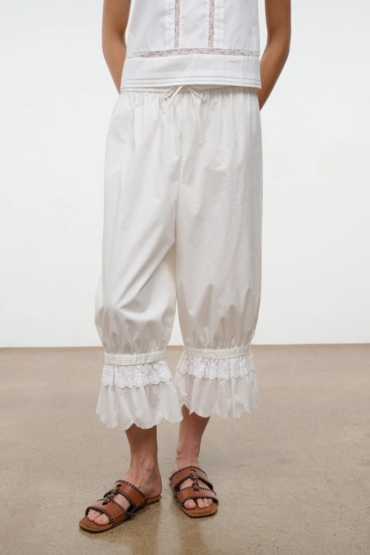 Staud Renzo Pant - Ivory
