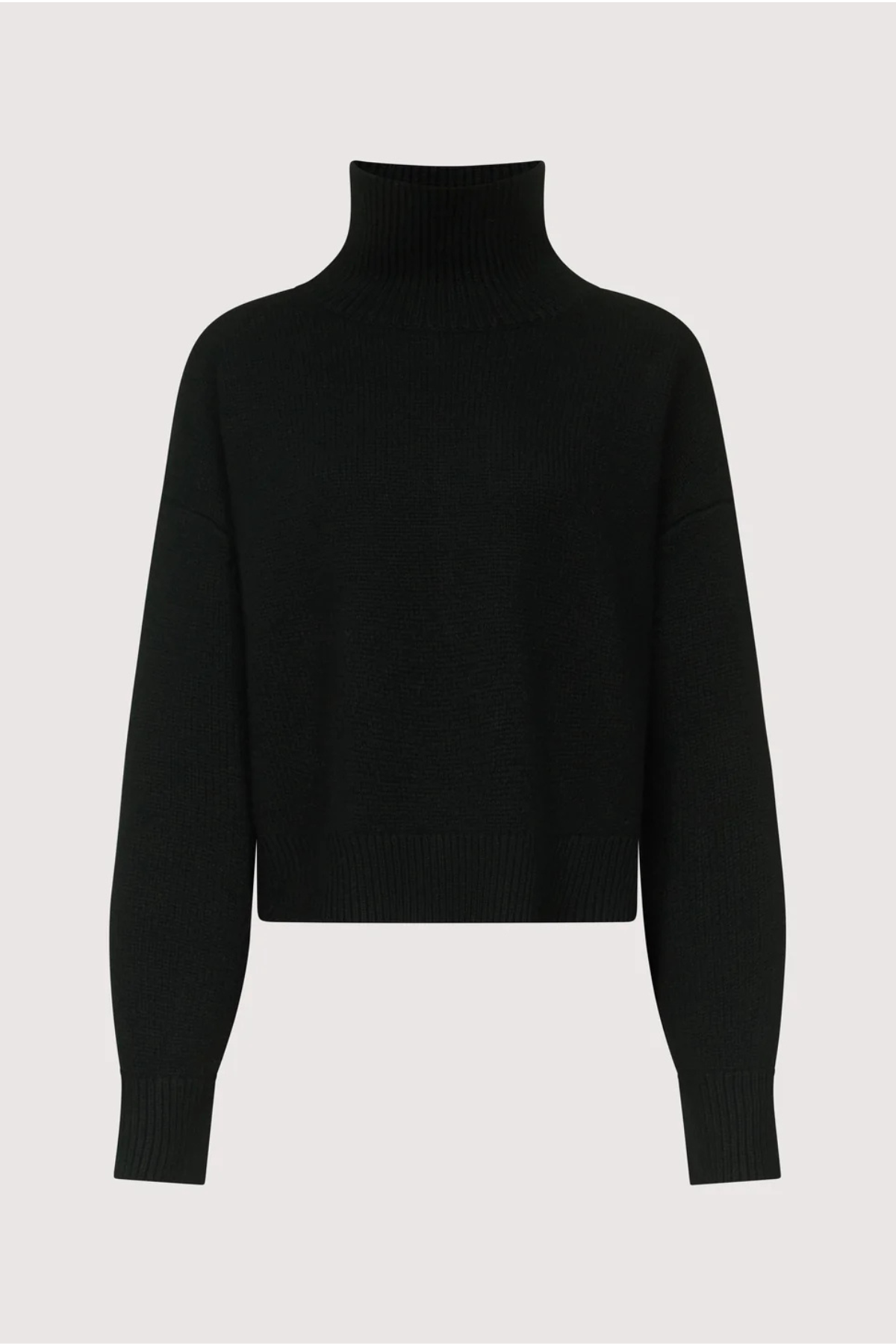 Loulou de Saison Jonah Turtleneck Sweater - Black