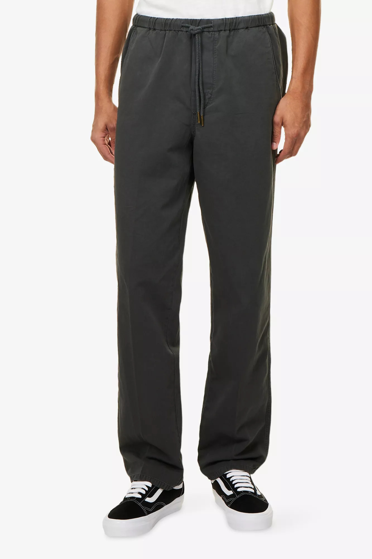 Citizens of Humanity Men's Relaxed Drawstring Pull On Pant - Washed Black